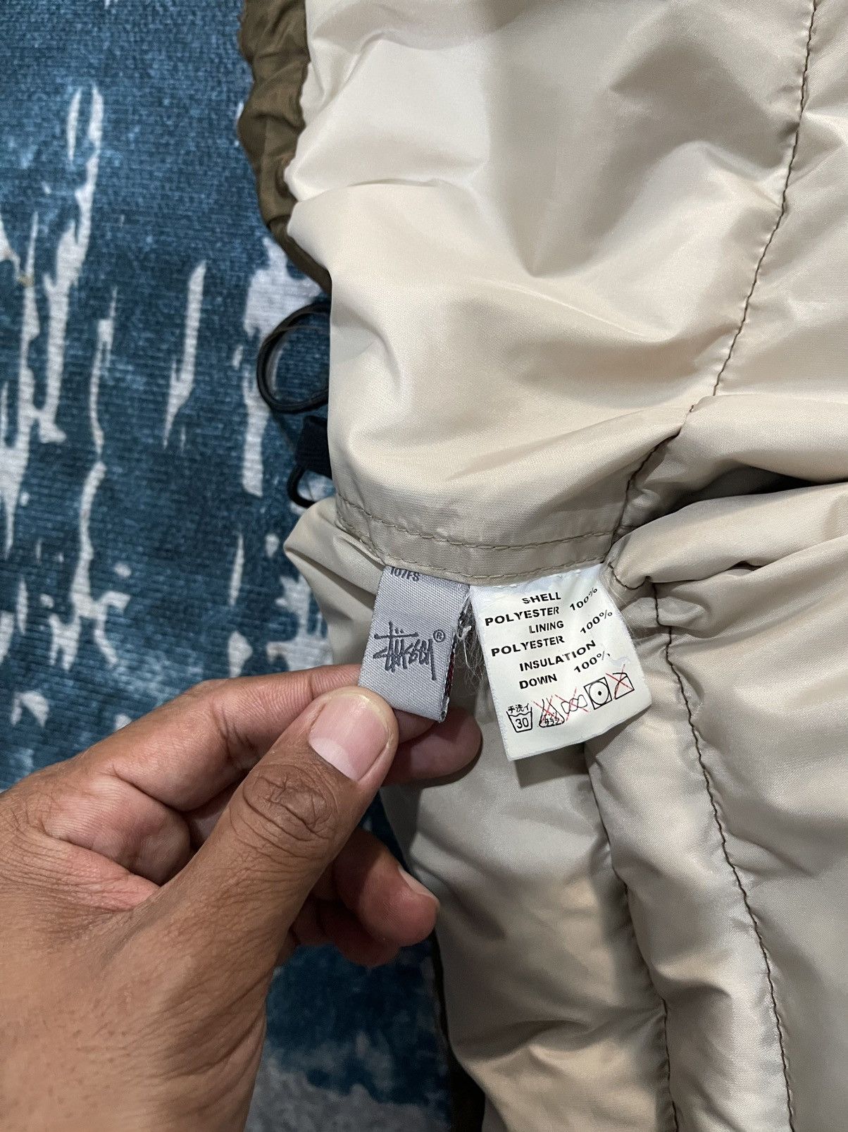 Vintage Stussy Multipocket Down Puffer Jacket ! Rare main image 2