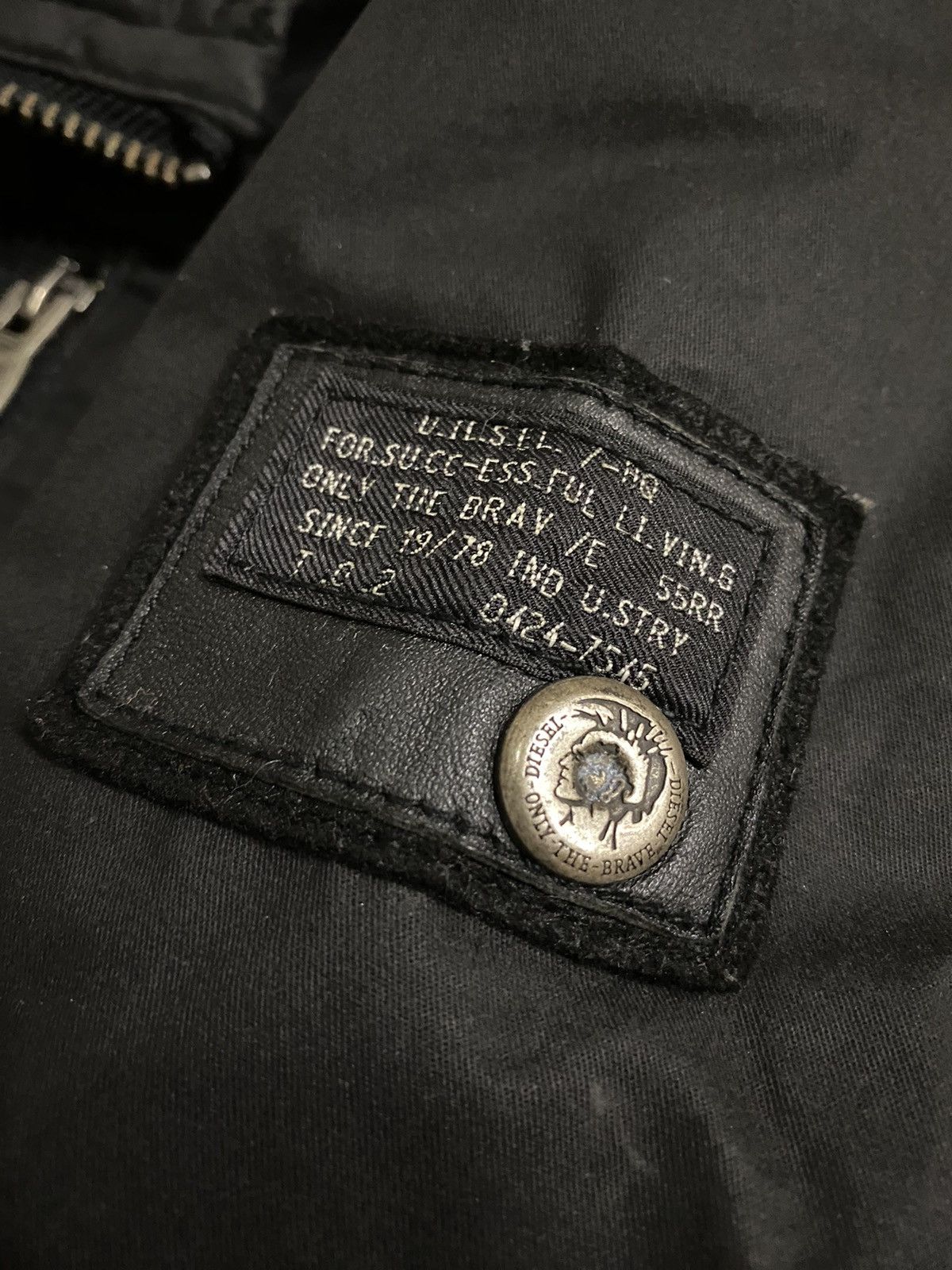 Diesel Vintage Diesel Bullet Marked Bomber Jacket Size US M / EU 48-50 / 2 - 6 Thumbnail