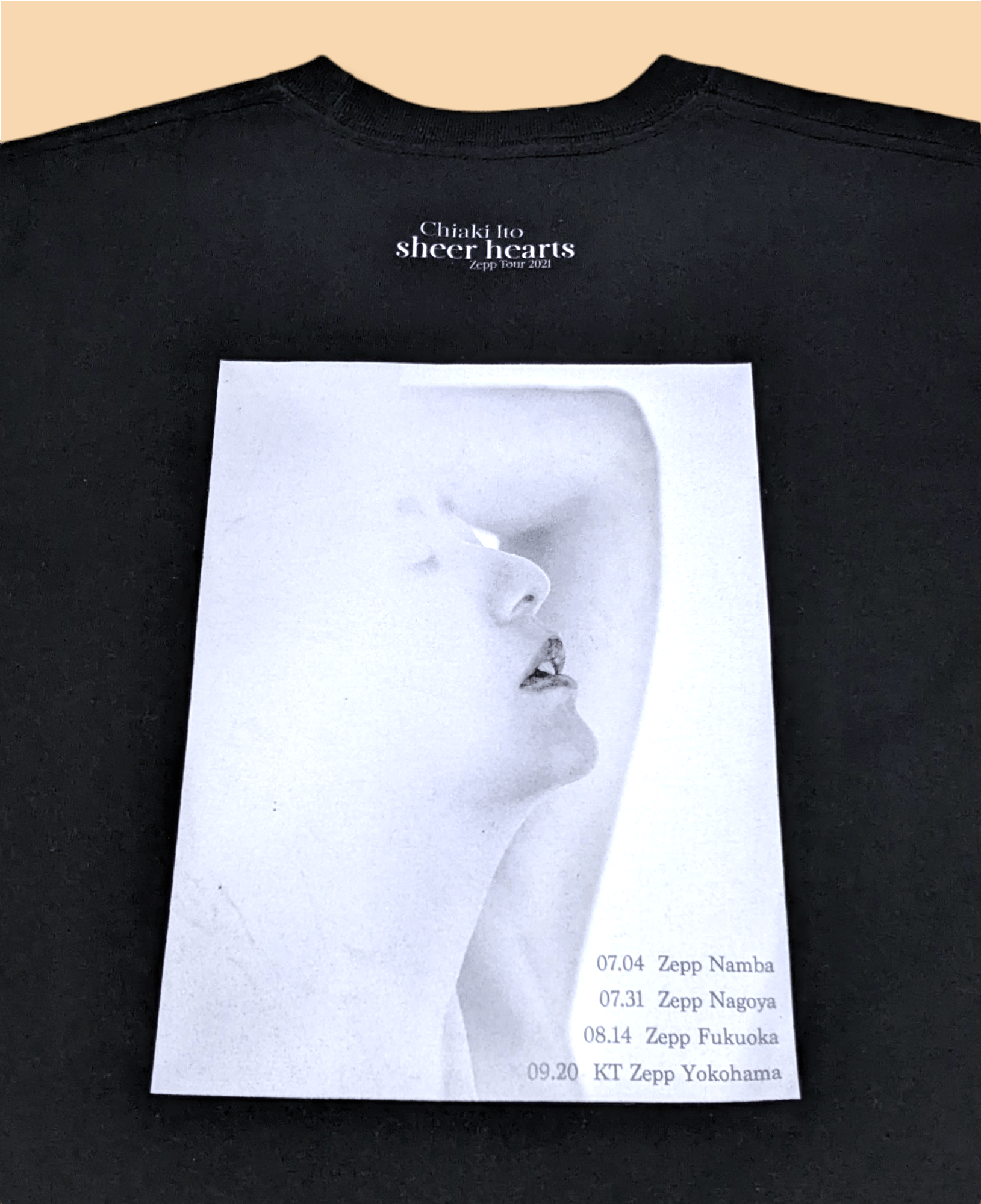 Japanese Artist J Pop Chiaki Ito Tour 2021 Crew T shirt