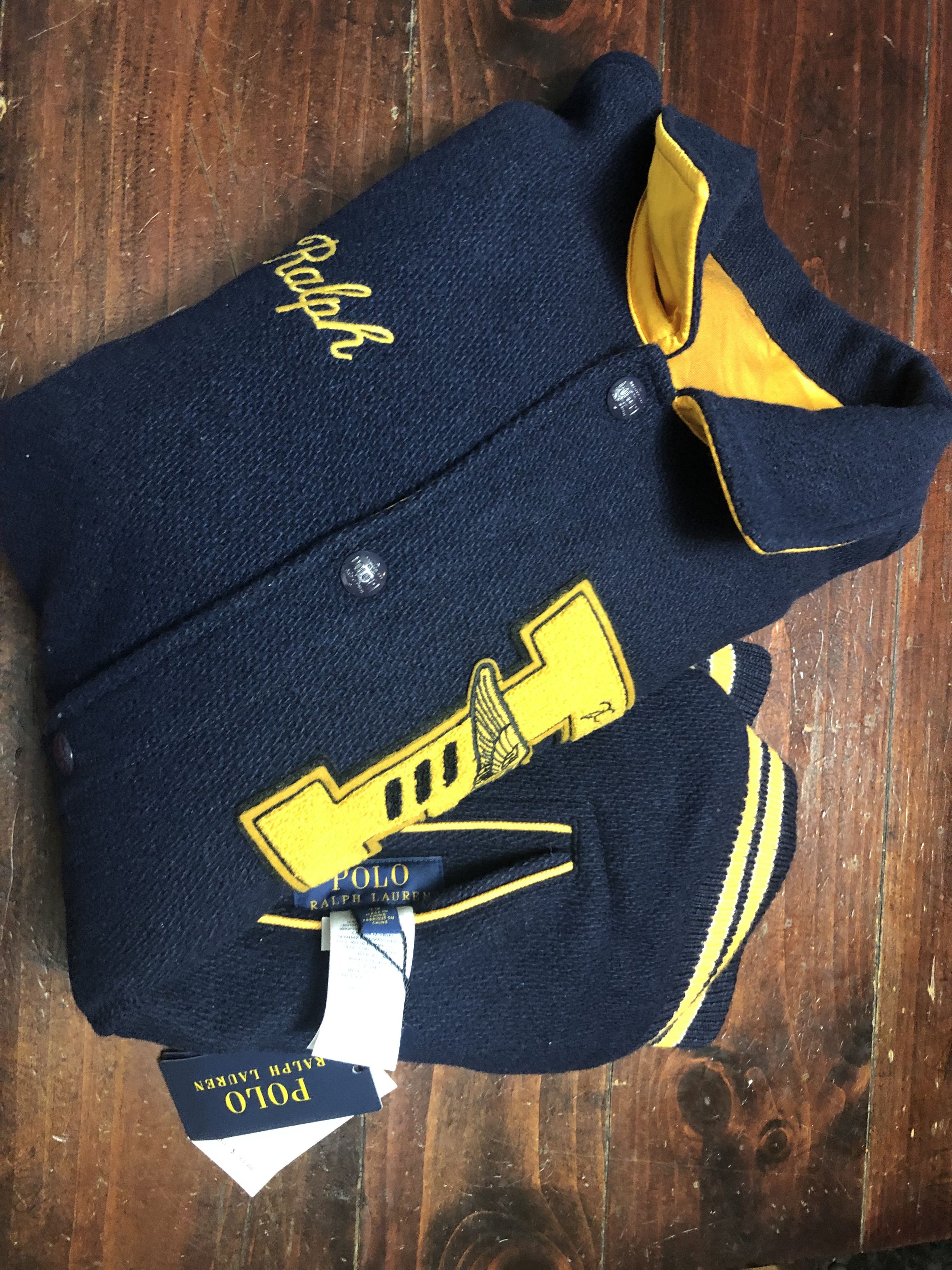 Polo Ralph Lauren Polo Ralph Lauren Reversible Letterman Jacket Size XXLARGE Size US XXL / EU 58 / 5 - 8 Thumbnail
