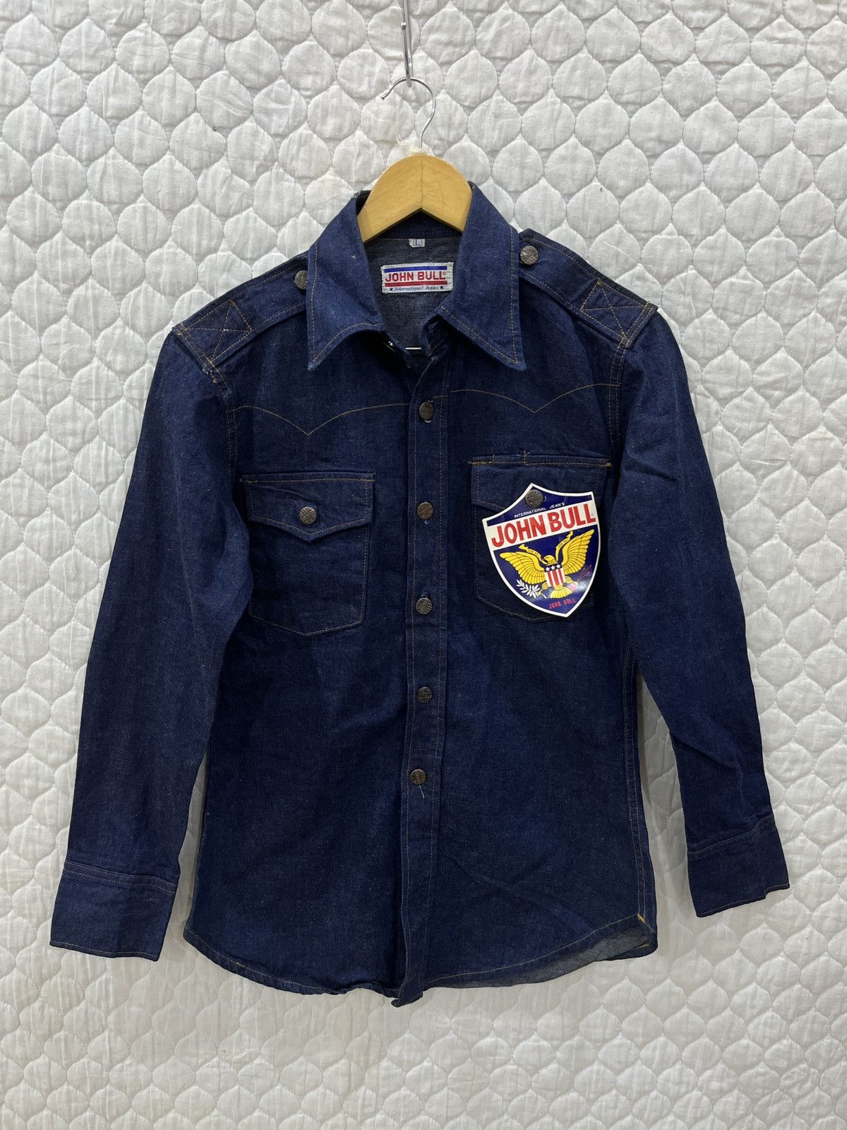 Johnbull (Mmmm). JOHN BULL DENIM JACKET SHIRT Size M / US 6-8 / IT 42-44 - 1 Thumbnail