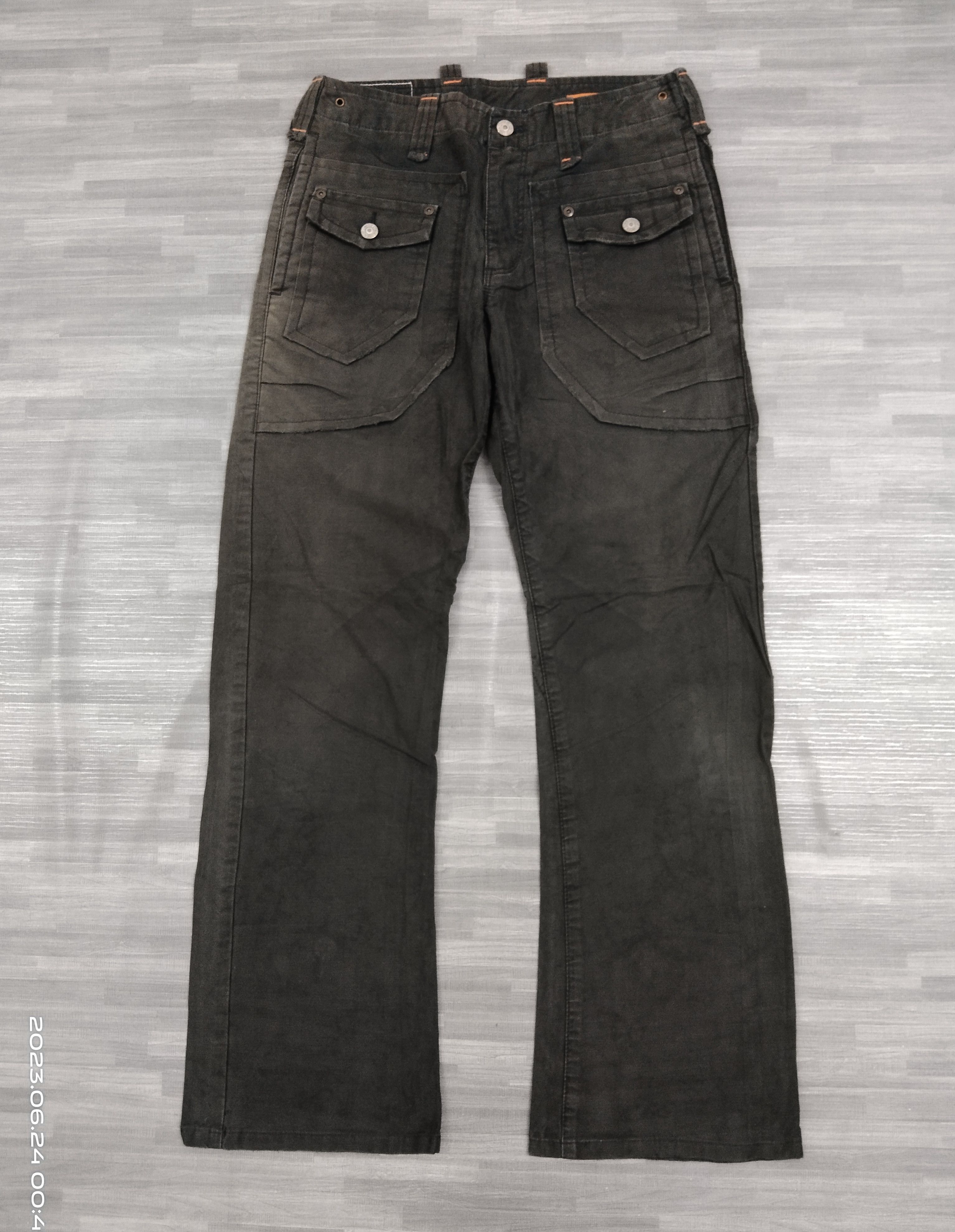 Edwin FLARE SUN FADE BLACK BUSHPANTS EDWIN LIMITED PANTS Size US 28 / EU 44 - 2 Thumbnail