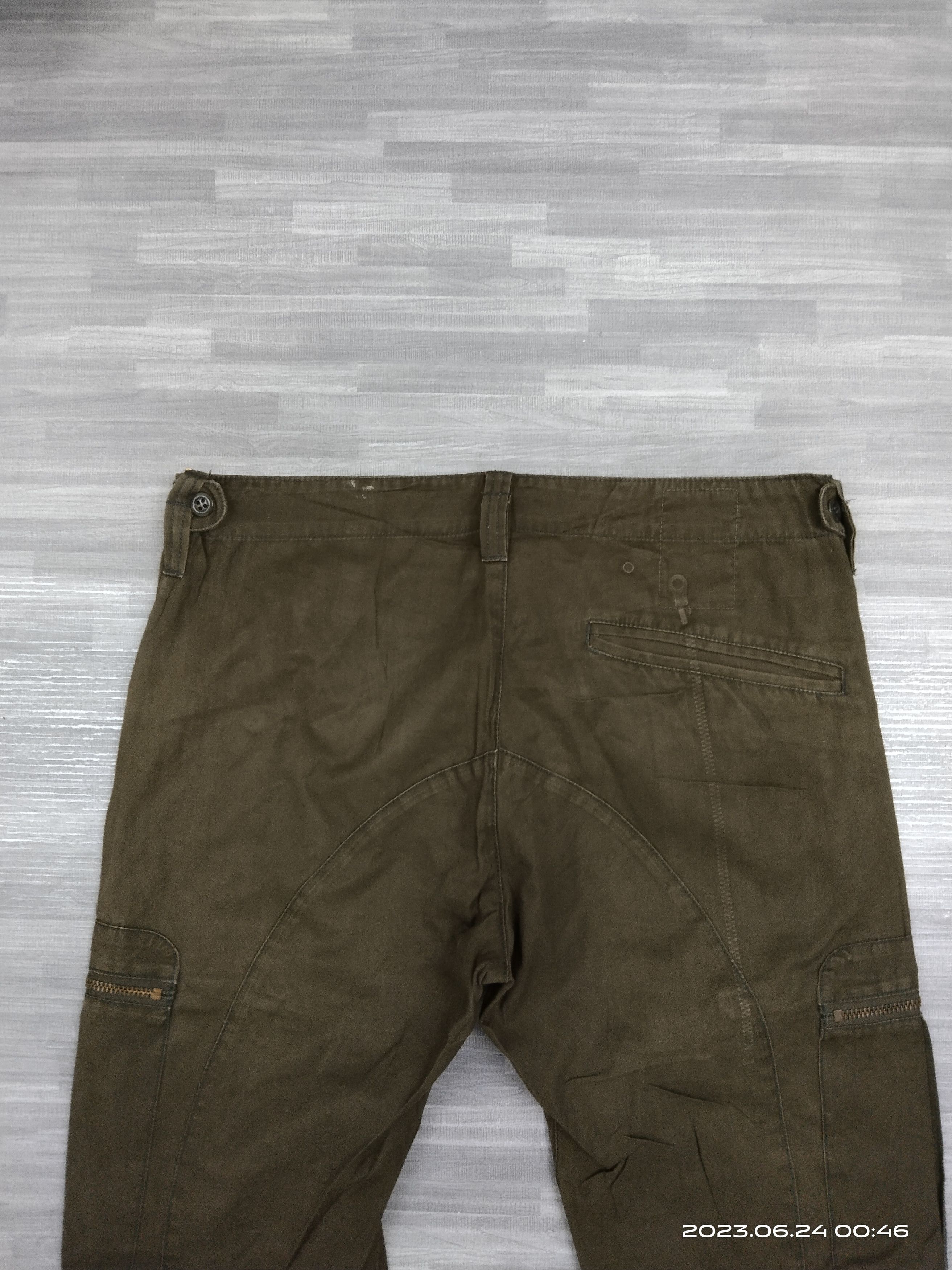 Japanese Brand FADE GREEN TACTICAL CRYSTAL BUSH CARGO PANTS Size US 31 - 5 Thumbnail