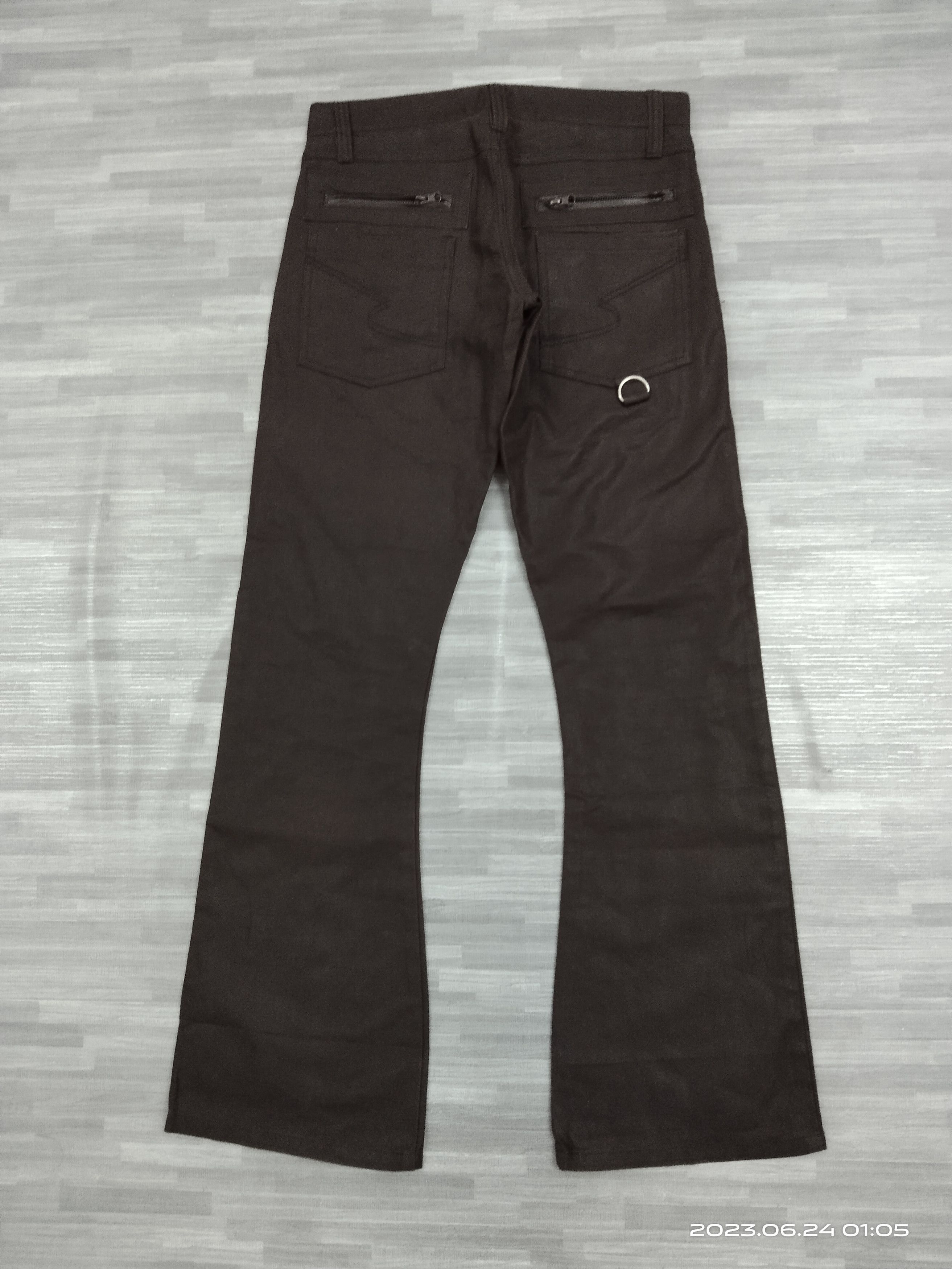 semanticdesign FLARE WAXED SEMANTIC DESIGN TACTICAL DENIM PANTS Size US 30 / EU 46 - 3 Thumbnail