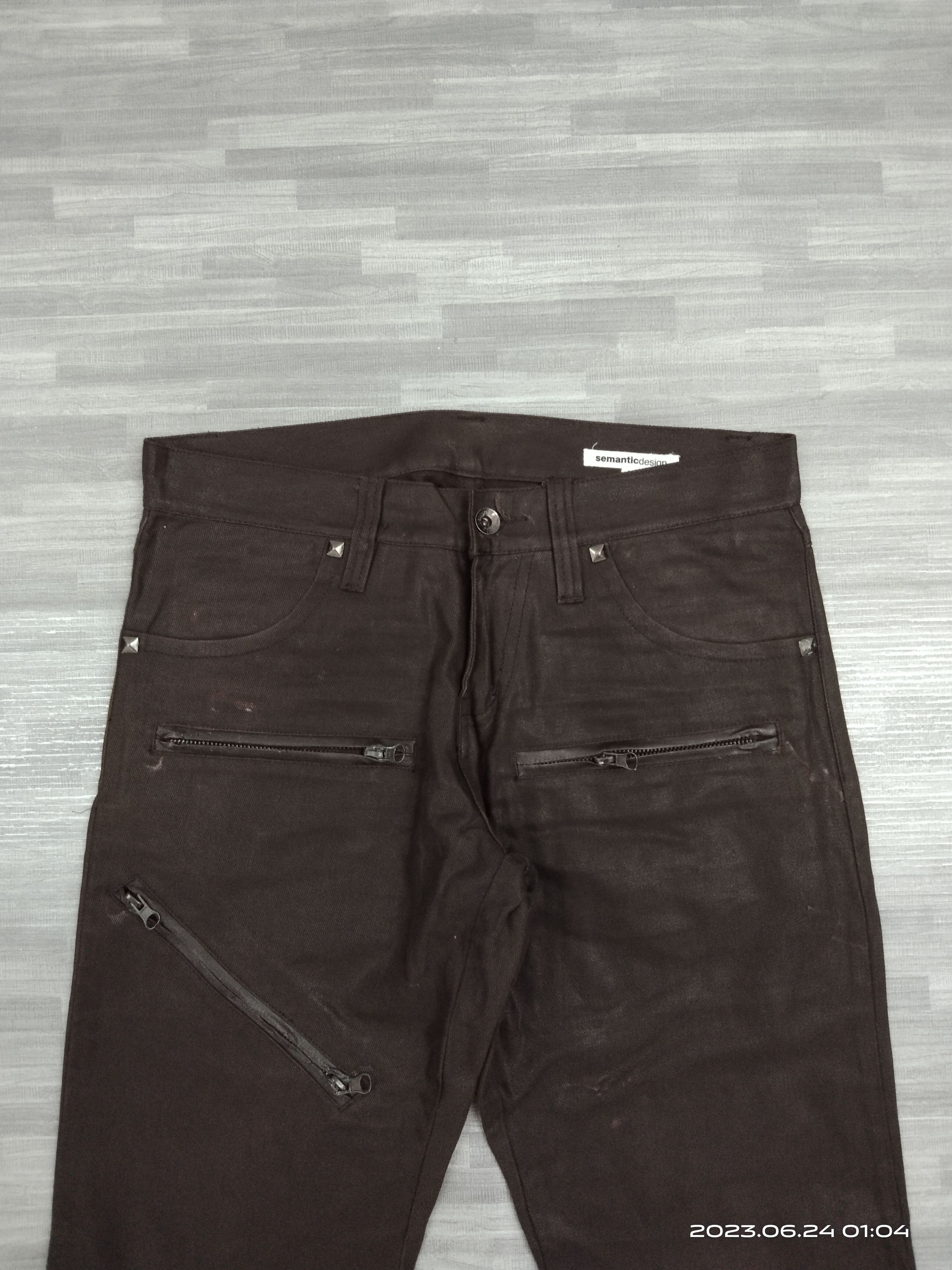 semanticdesign FLARE WAXED SEMANTIC DESIGN TACTICAL DENIM PANTS Size US 30 / EU 46 - 4 Thumbnail