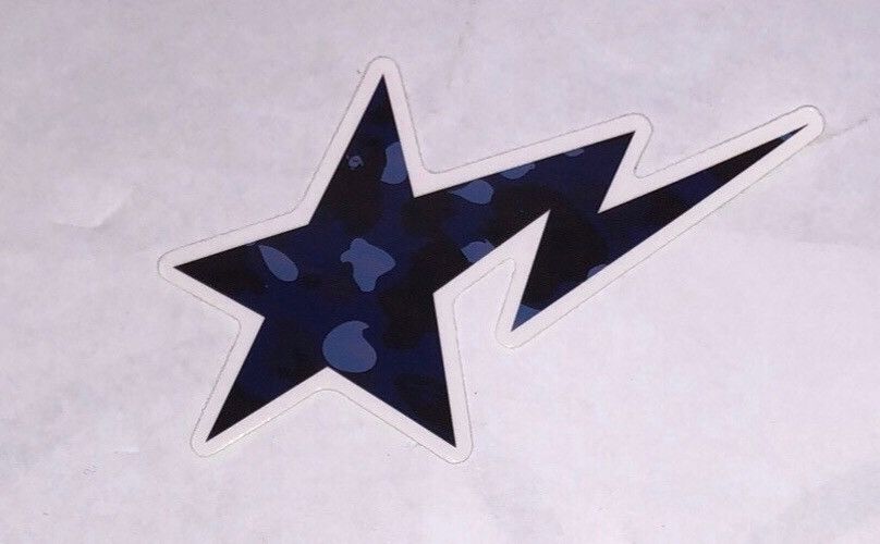 Bape Bape Bapesta Star Logo Sticker | Grailed