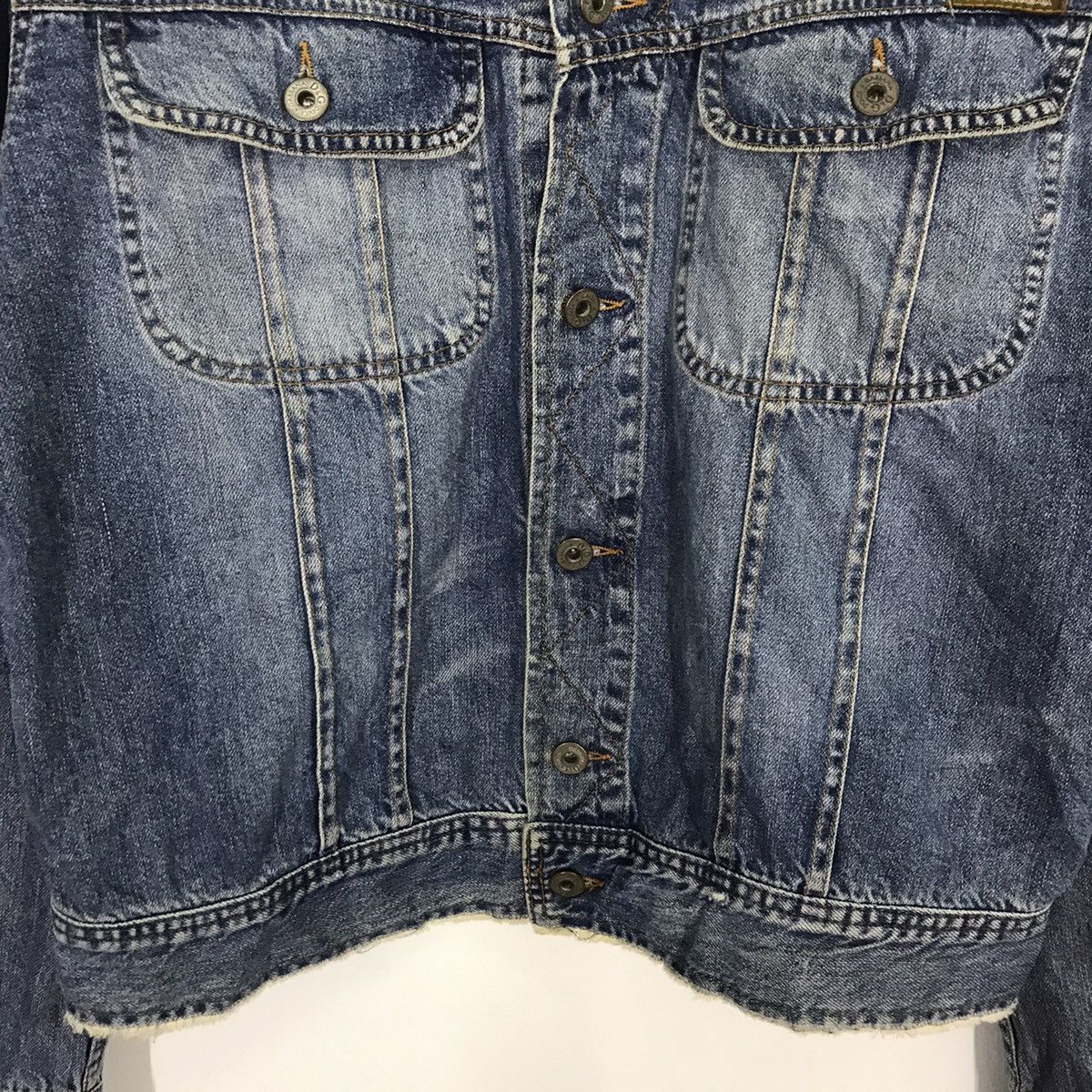 Dolce & Gabbana Dolce & Gabbana rare Denim Jacket patchwork Denim Size US L / EU 52-54 / 3 - 3 Thumbnail