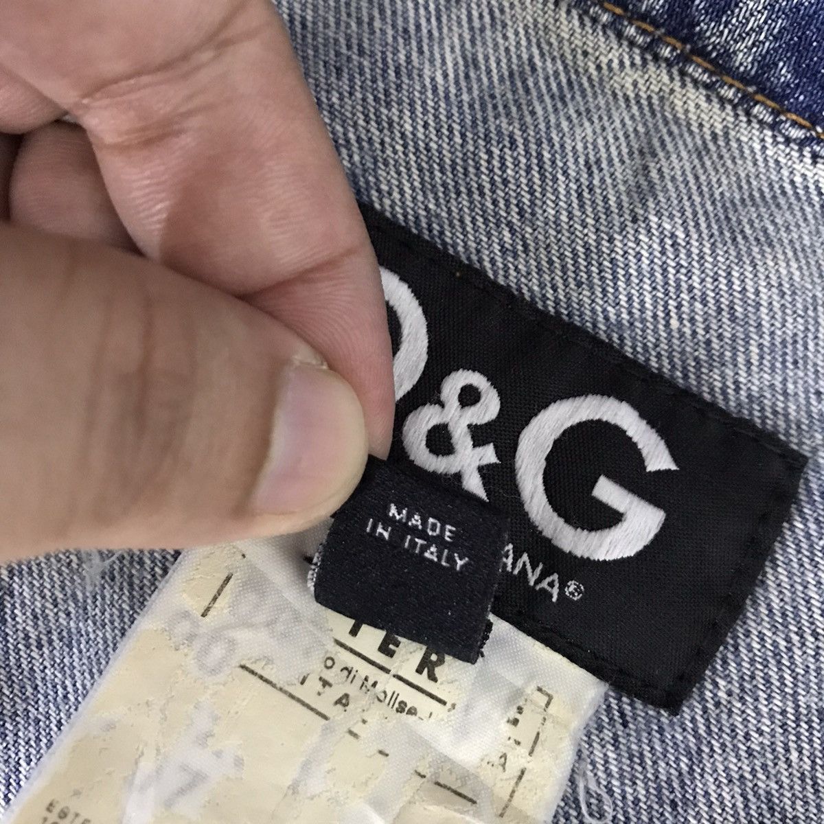 Dolce & Gabbana Dolce & Gabbana rare Denim Jacket patchwork Denim Size US L / EU 52-54 / 3 - 8 Thumbnail