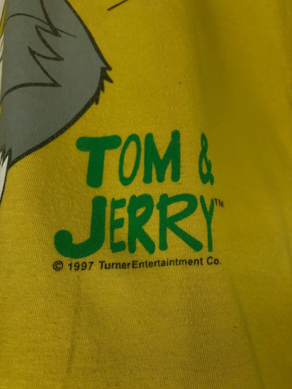 Vintage Tom & Jerry 1997 vintage cult movie comics tee Size US XS / EU 42 / 0 - 4 Thumbnail