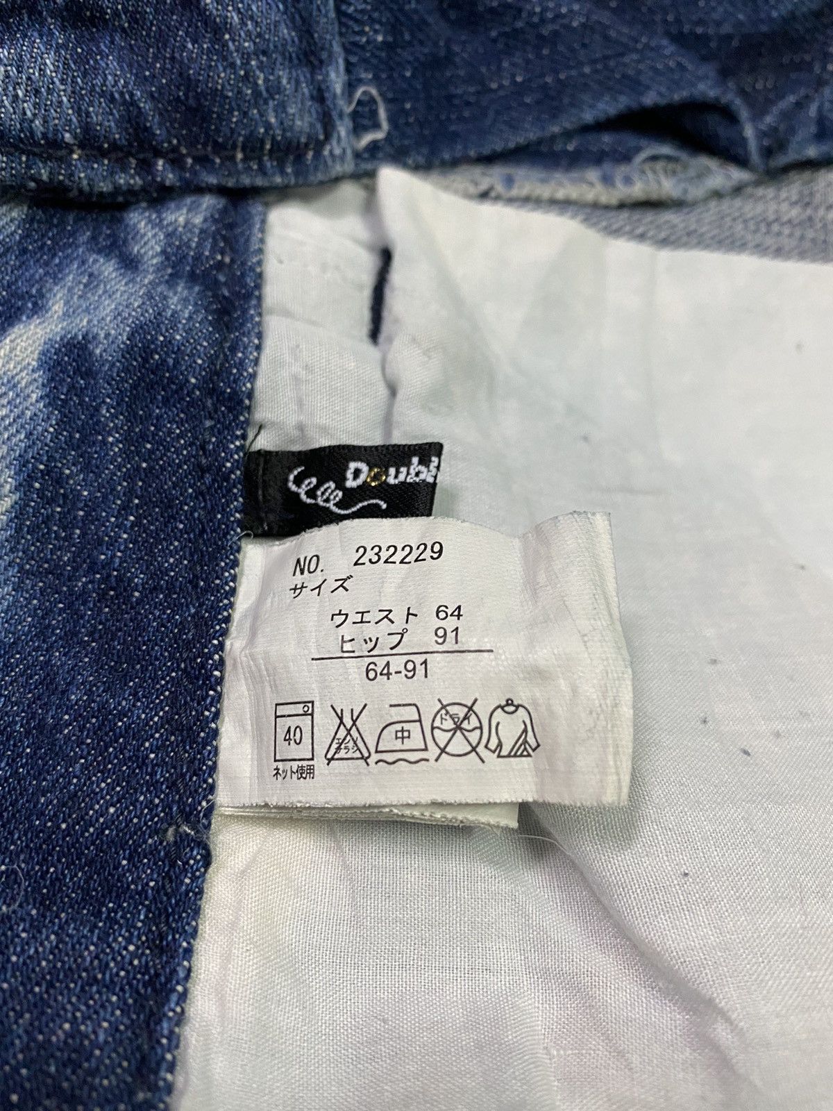 Japanese Brand Double Focus Acid Wash Short Jeans Size 29" - 10 Thumbnail
