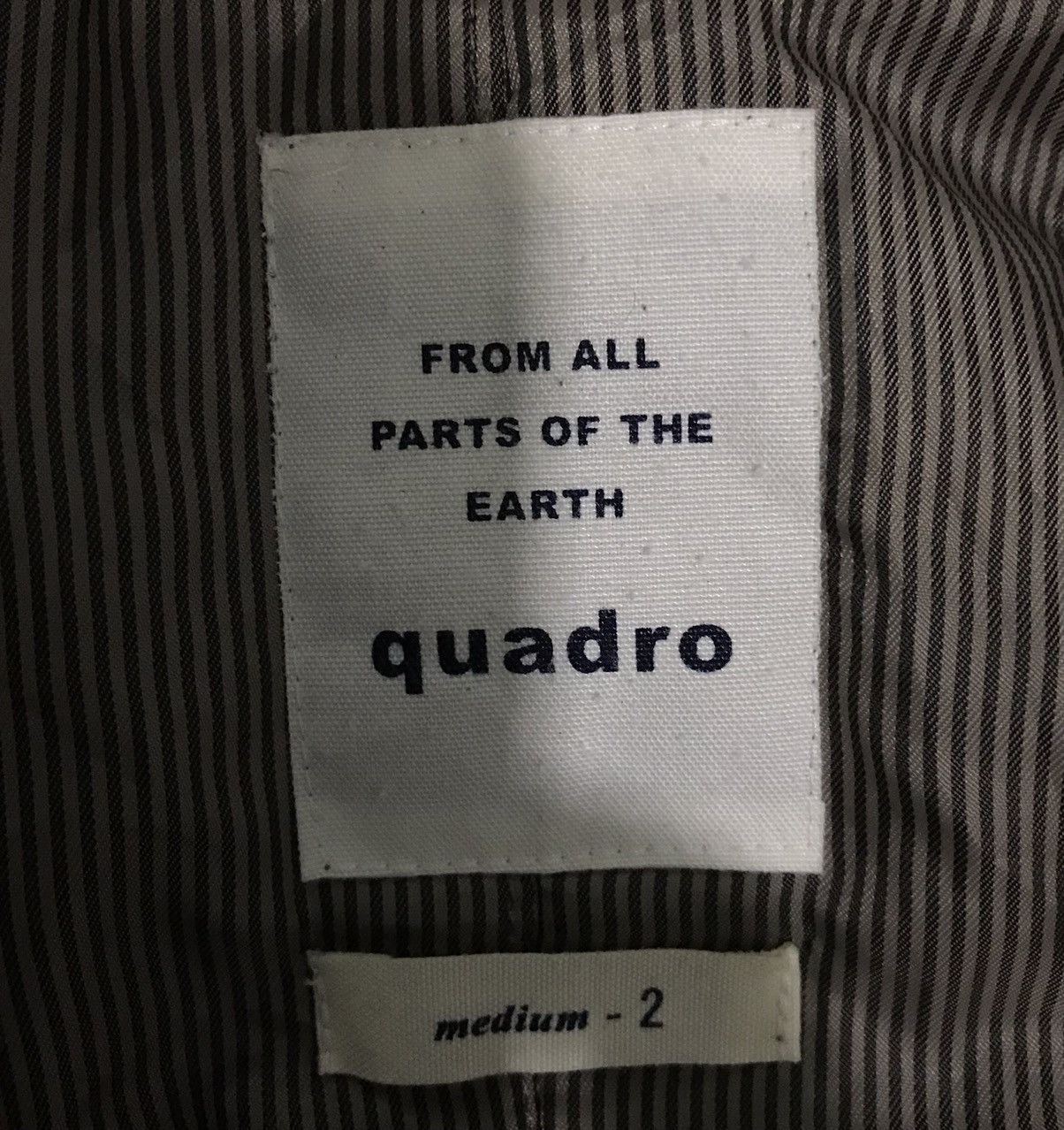 Japanese Brand FROM ALL PARTS OF THE EARTH QUADRO JACKET COAT Size US M / EU 48-50 / 2 - 11 Thumbnail