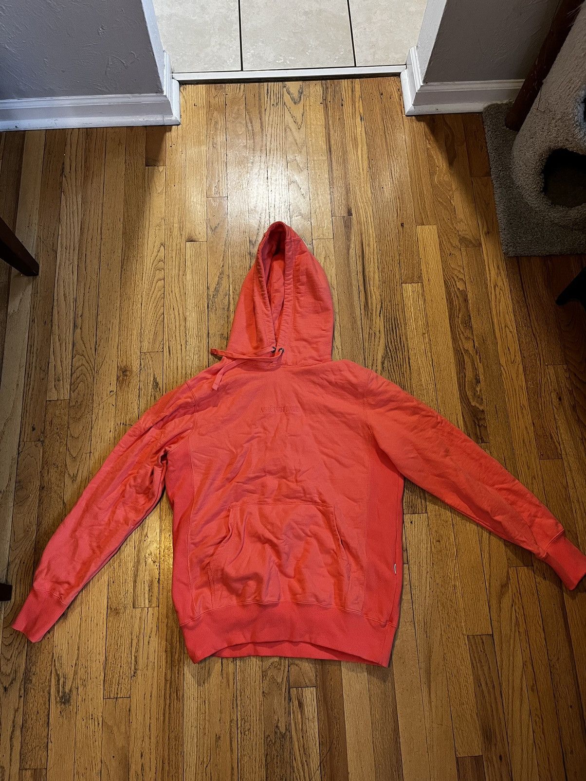 Aime Leon dore large hoodie salmon