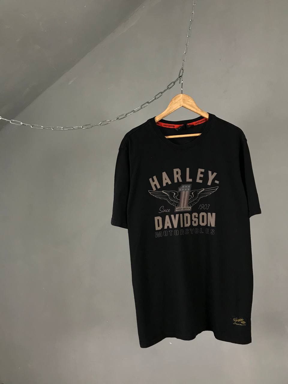 Harley Davidson × Vintage Harley Davidson vintage rock tee Size US XL / EU 56 / 4 - 1 Thumbnail