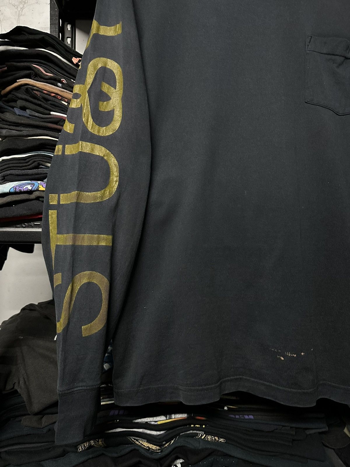 Stussy × Vintage Vintage Stussy Pocket Skateboard Faded Tee Size US L / EU 52-54 / 3 - 4 Thumbnail