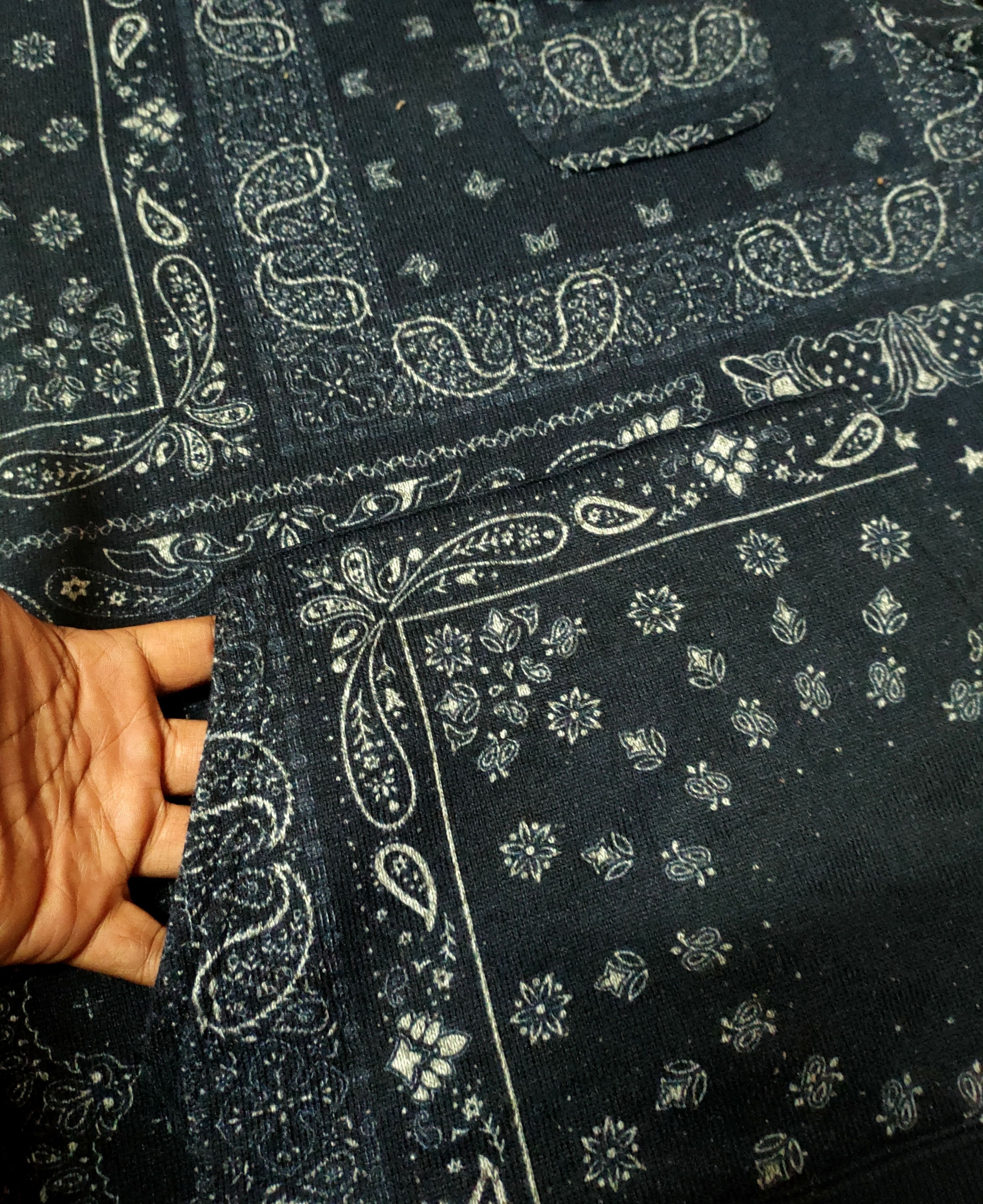 Japanese Brand Paisley Bandana Hoodie Size S / US 4 / IT 40 - 5 Thumbnail