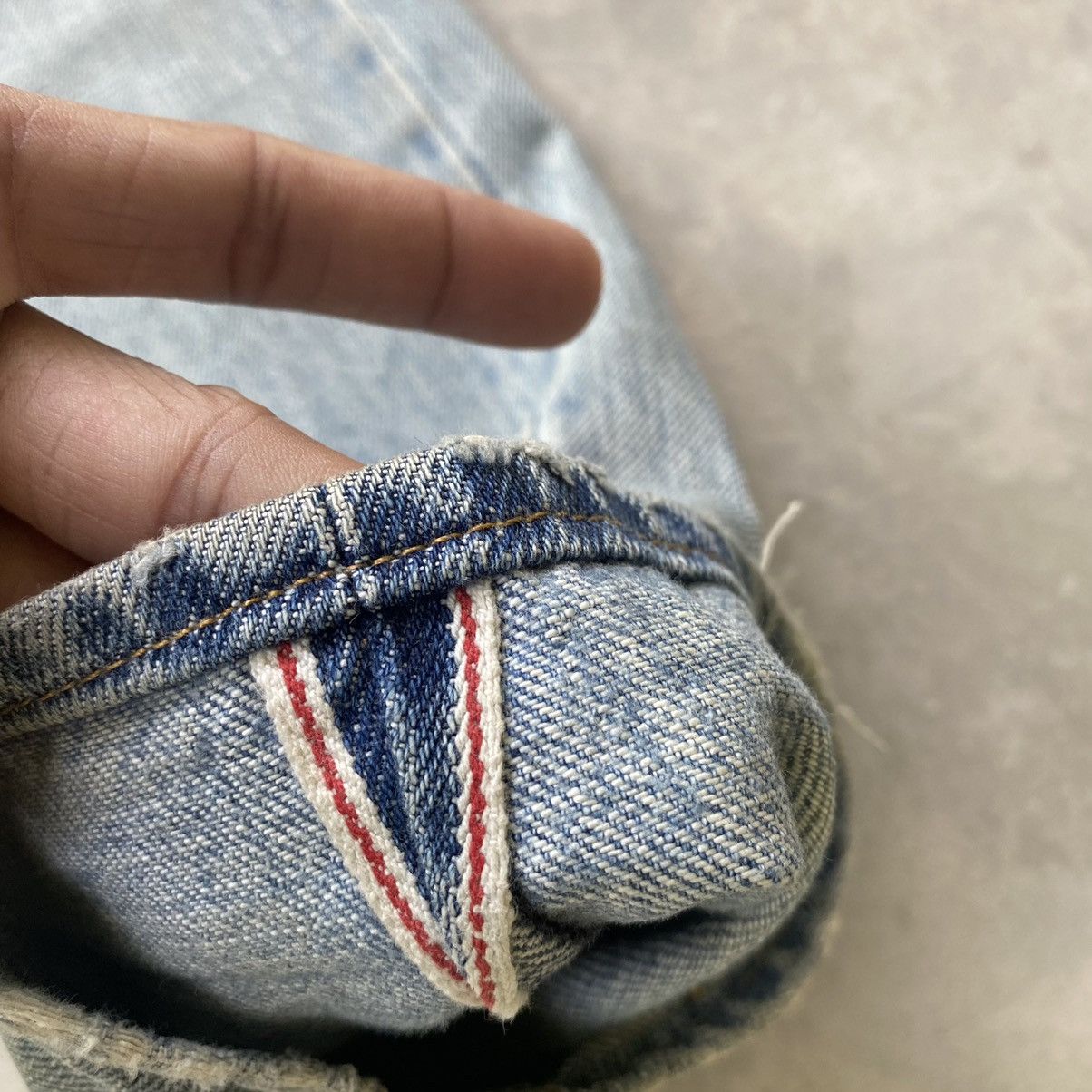 Designer × Japanese Brand × Vintage Shaft Japanese Jeans selvedge Denim Size US 33 - 10 Thumbnail