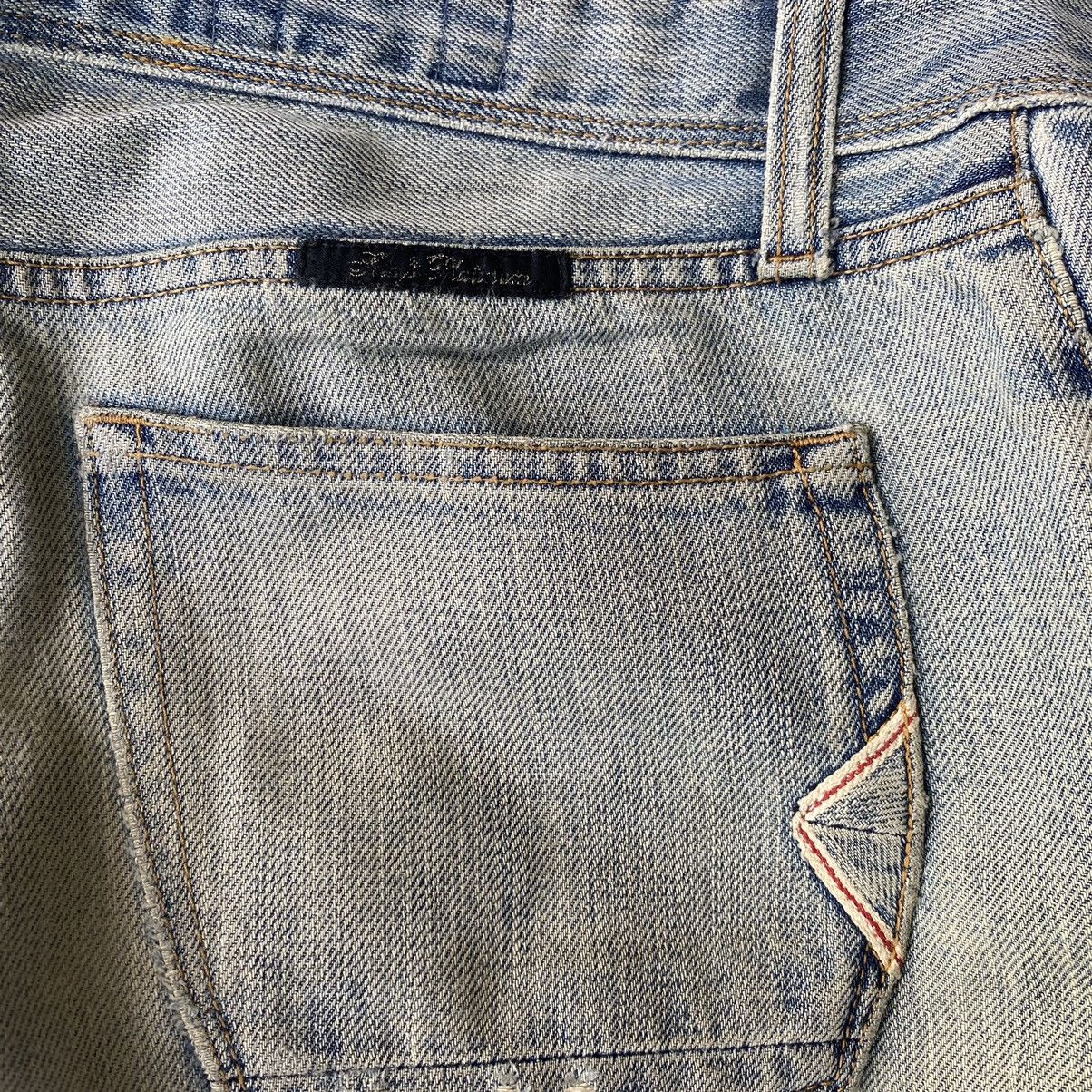 Designer × Japanese Brand × Vintage Shaft Japanese Jeans selvedge Denim Size US 33 - 16 Thumbnail