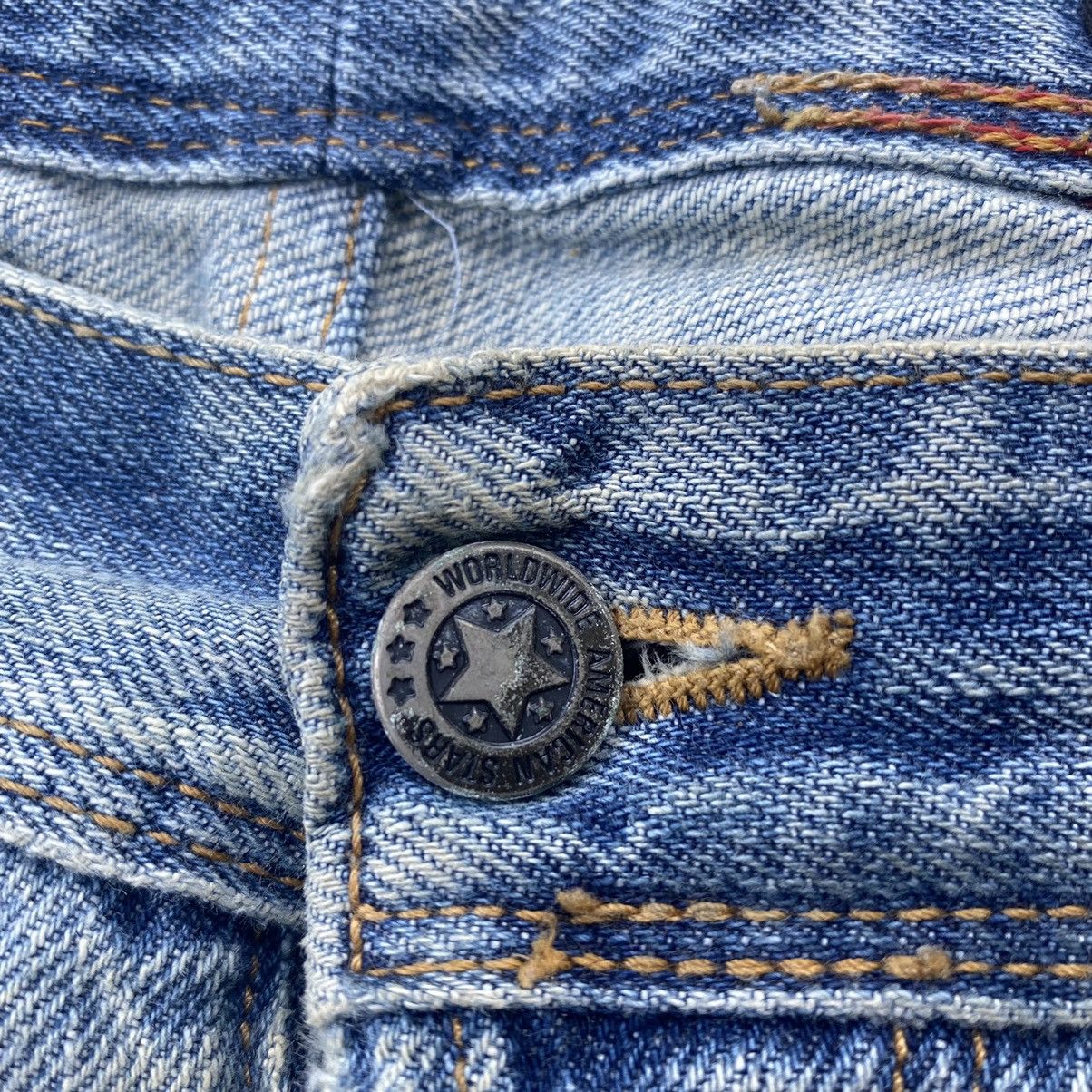 Designer × Japanese Brand × Vintage Shaft Japanese Jeans selvedge Denim Size US 33 - 7 Thumbnail