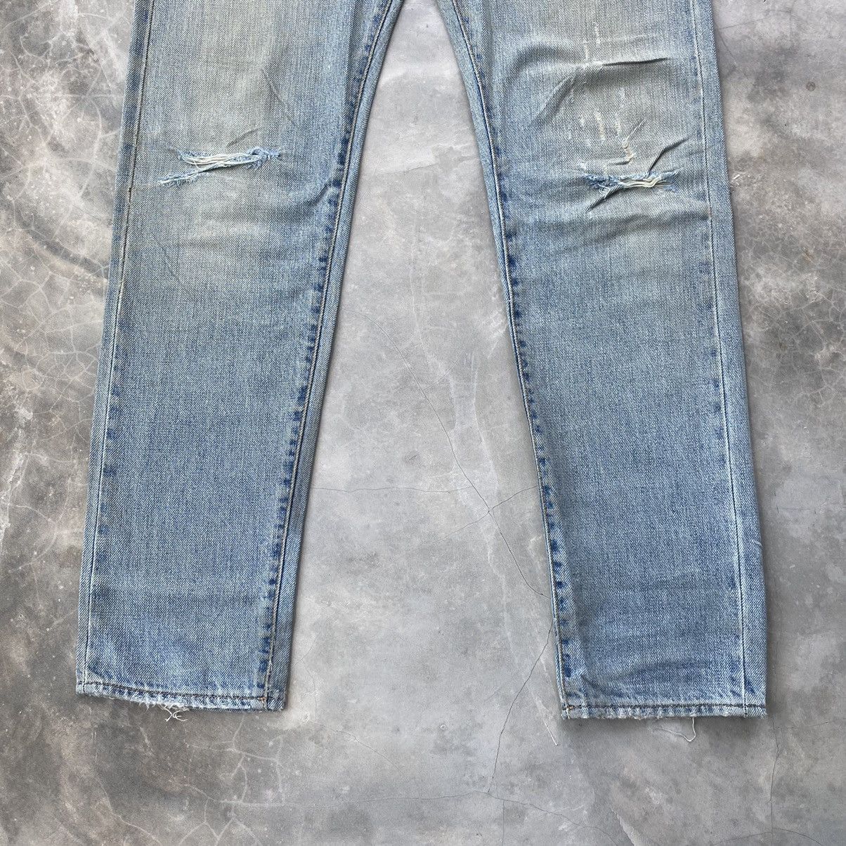 Designer × Japanese Brand × Vintage Shaft Japanese Jeans selvedge Denim Size US 33 - 2 Thumbnail
