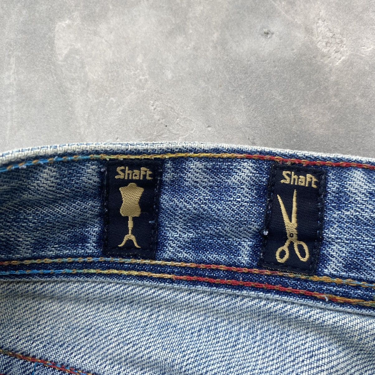 Designer × Japanese Brand × Vintage Shaft Japanese Jeans selvedge Denim Size US 33 - 9 Thumbnail