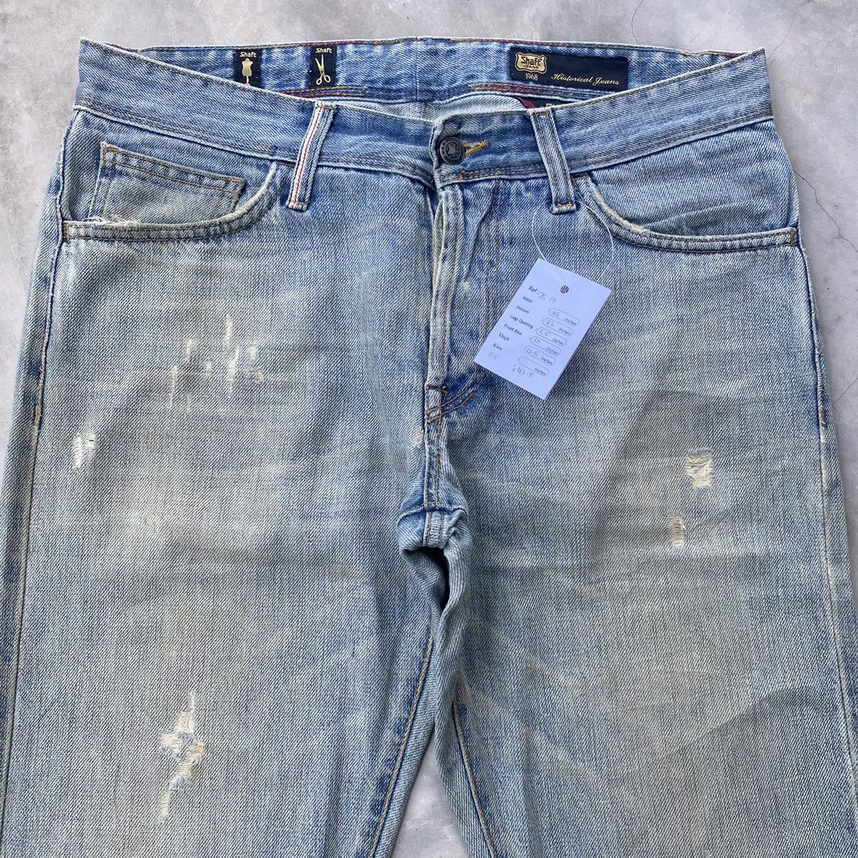 Designer × Japanese Brand × Vintage Shaft Japanese Jeans selvedge Denim Size US 33 - 4 Thumbnail