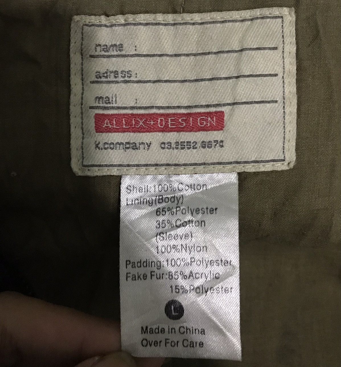 Designer × Vintage Vintage ALLIX DESIGN JACKET HOODIE Size US L / EU 52-54 / 3 - 10 Thumbnail