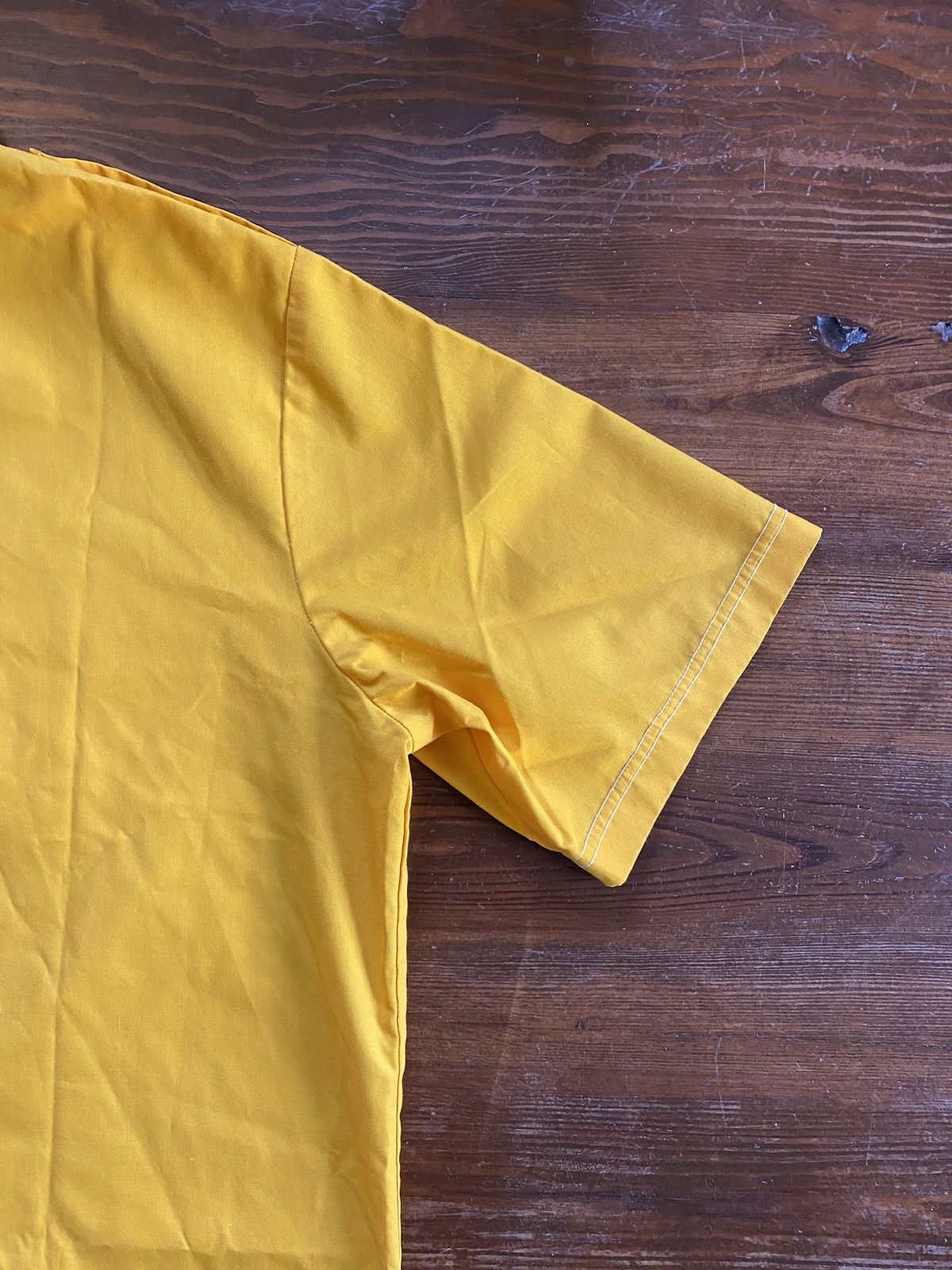 Jantzen Vintage 60’s Jantzen Mustard Mod Shirt Sleeve Button Up Size US XL / EU 56 / 4 - 14 Thumbnail