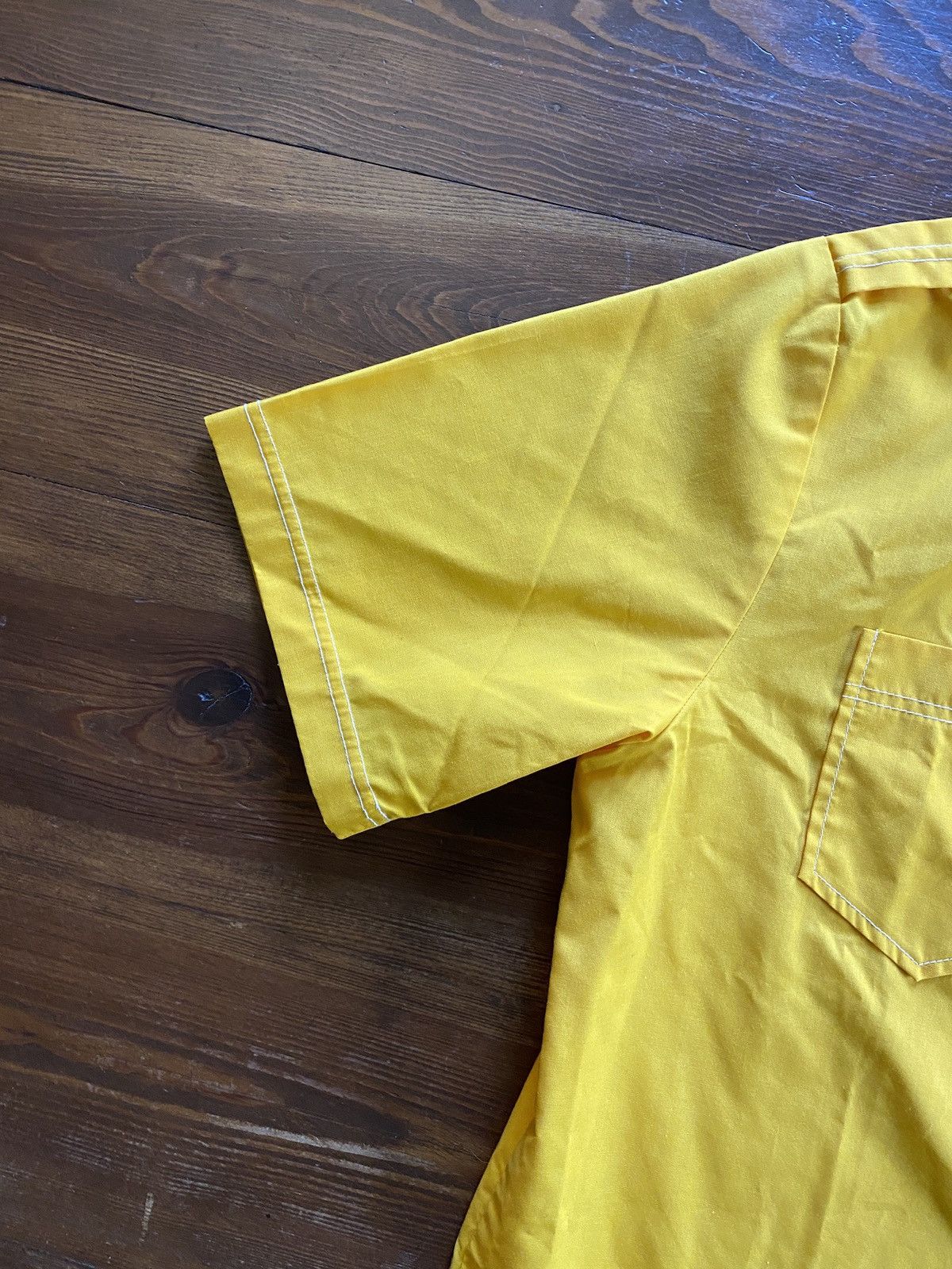 Jantzen Vintage 60’s Jantzen Mustard Mod Shirt Sleeve Button Up Size US XL / EU 56 / 4 - 6 Thumbnail