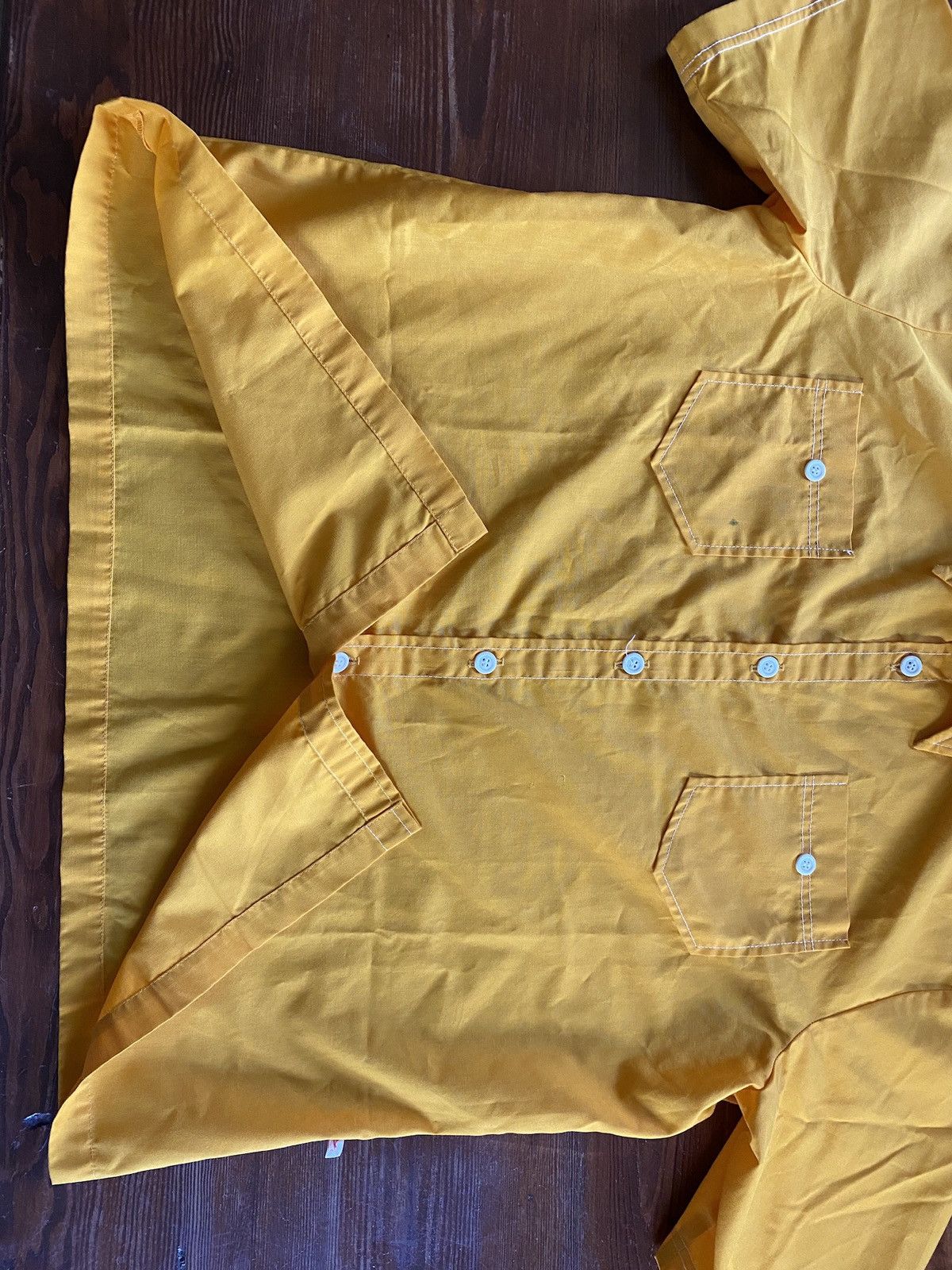 Jantzen Vintage 60’s Jantzen Mustard Mod Shirt Sleeve Button Up Size US XL / EU 56 / 4 - 10 Thumbnail