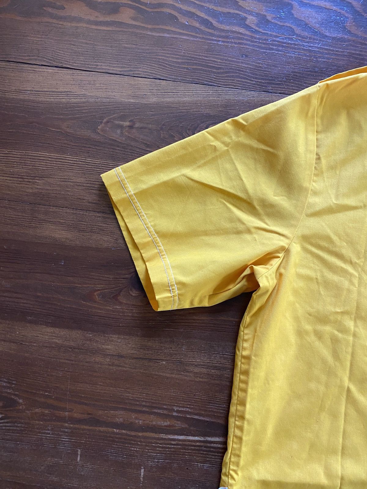 Jantzen Vintage 60’s Jantzen Mustard Mod Shirt Sleeve Button Up Size US XL / EU 56 / 4 - 15 Thumbnail