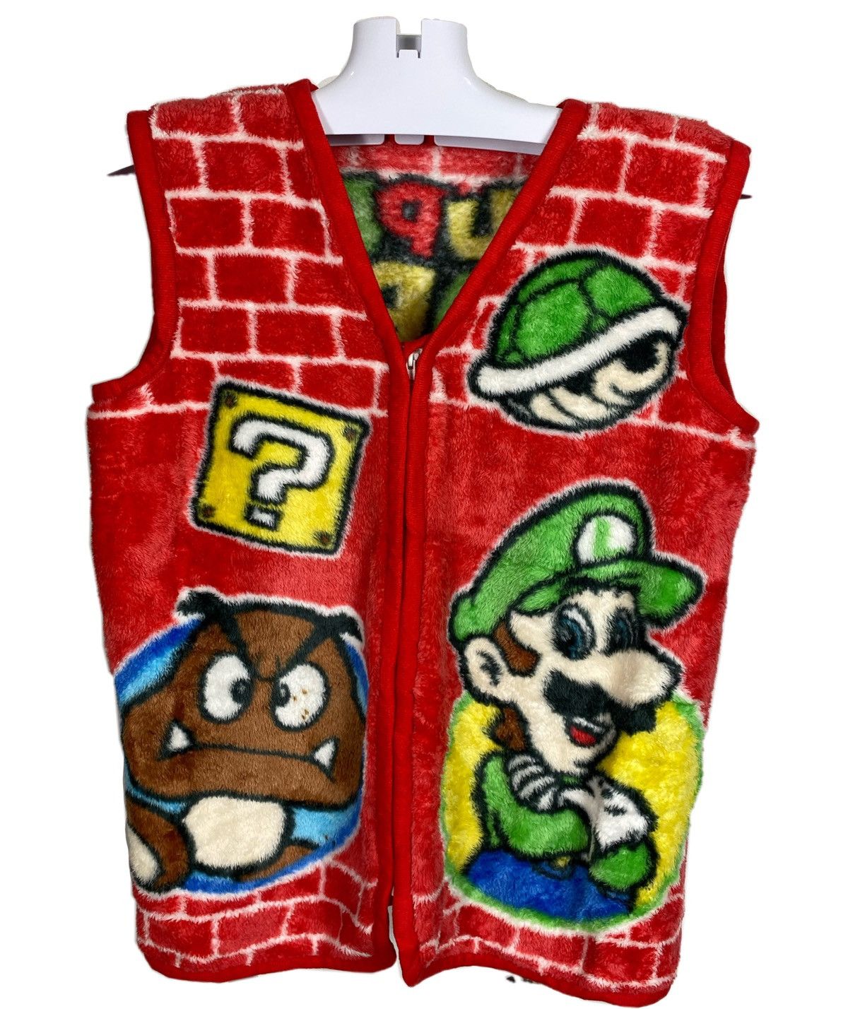 Cartoon Network Super Mario Fleece Vest Size US M / EU 48-50 / 2 - 2 Thumbnail
