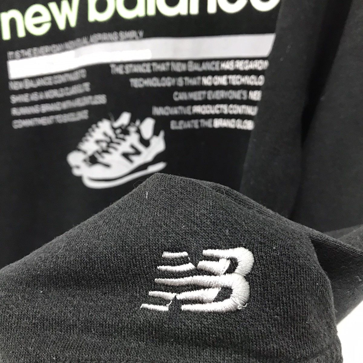 Japanese Brand × New Balance × Vintage Vintage New Balance Big Logo Sweatshirt Size US M / EU 48-50 / 2 - 6 Thumbnail
