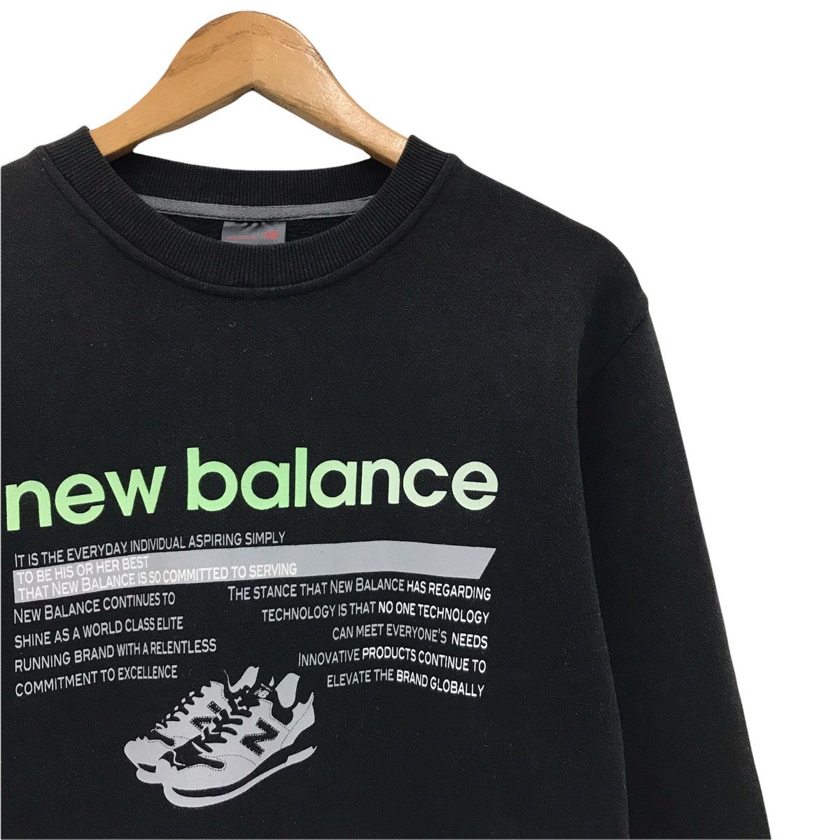 Japanese Brand × New Balance × Vintage Vintage New Balance Big Logo Sweatshirt Size US M / EU 48-50 / 2 - 4 Thumbnail