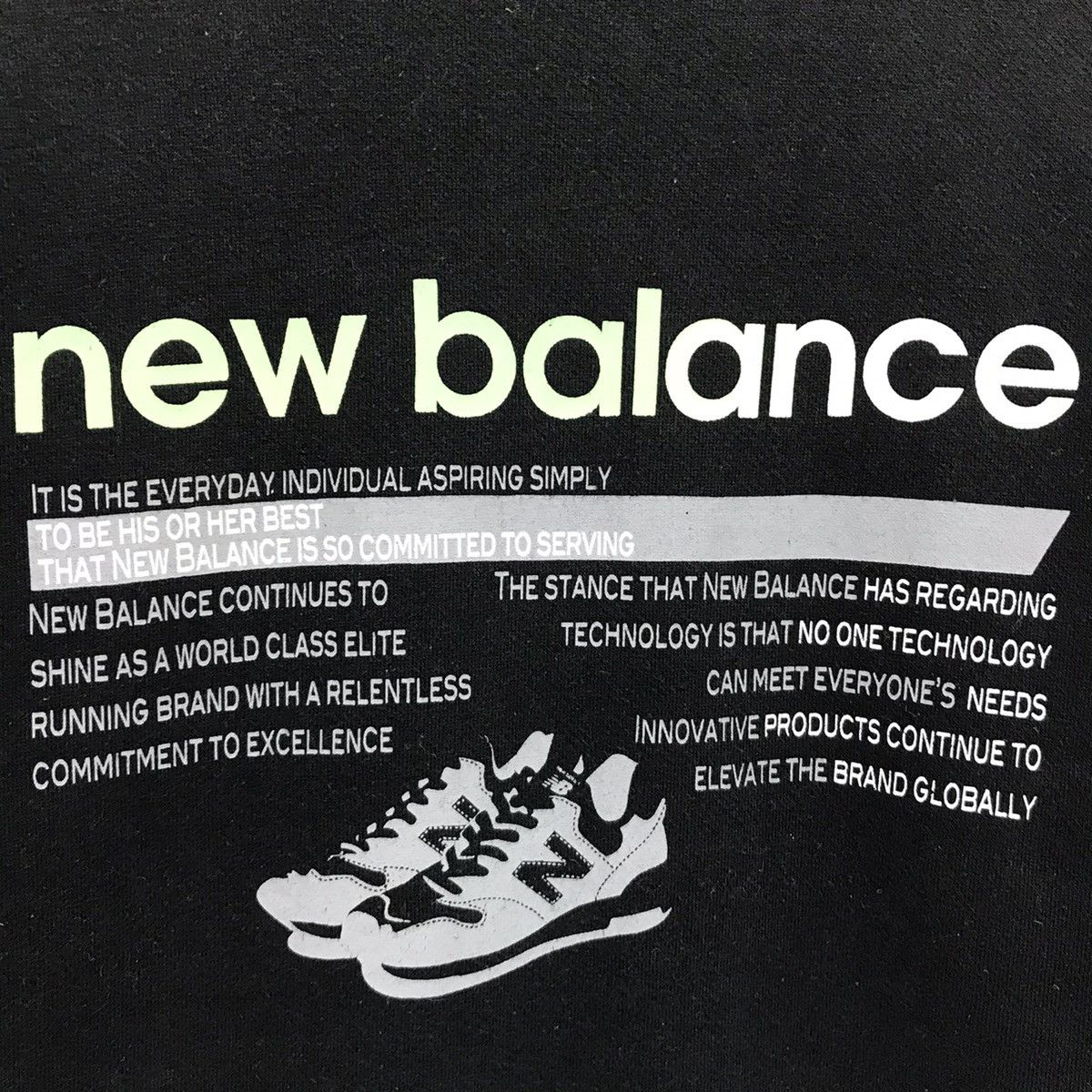 Japanese Brand × New Balance × Vintage Vintage New Balance Big Logo Sweatshirt Size US M / EU 48-50 / 2 - 3 Thumbnail