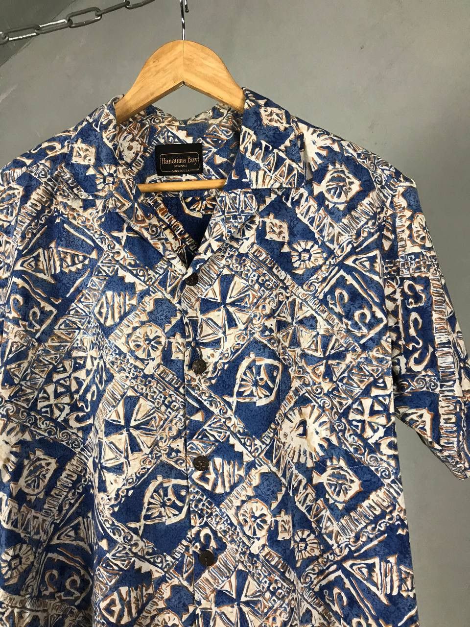 Vintage Crazy vintage Hawaiian made in USA shirt Size US XL / EU 56 / 4 - 2 Thumbnail