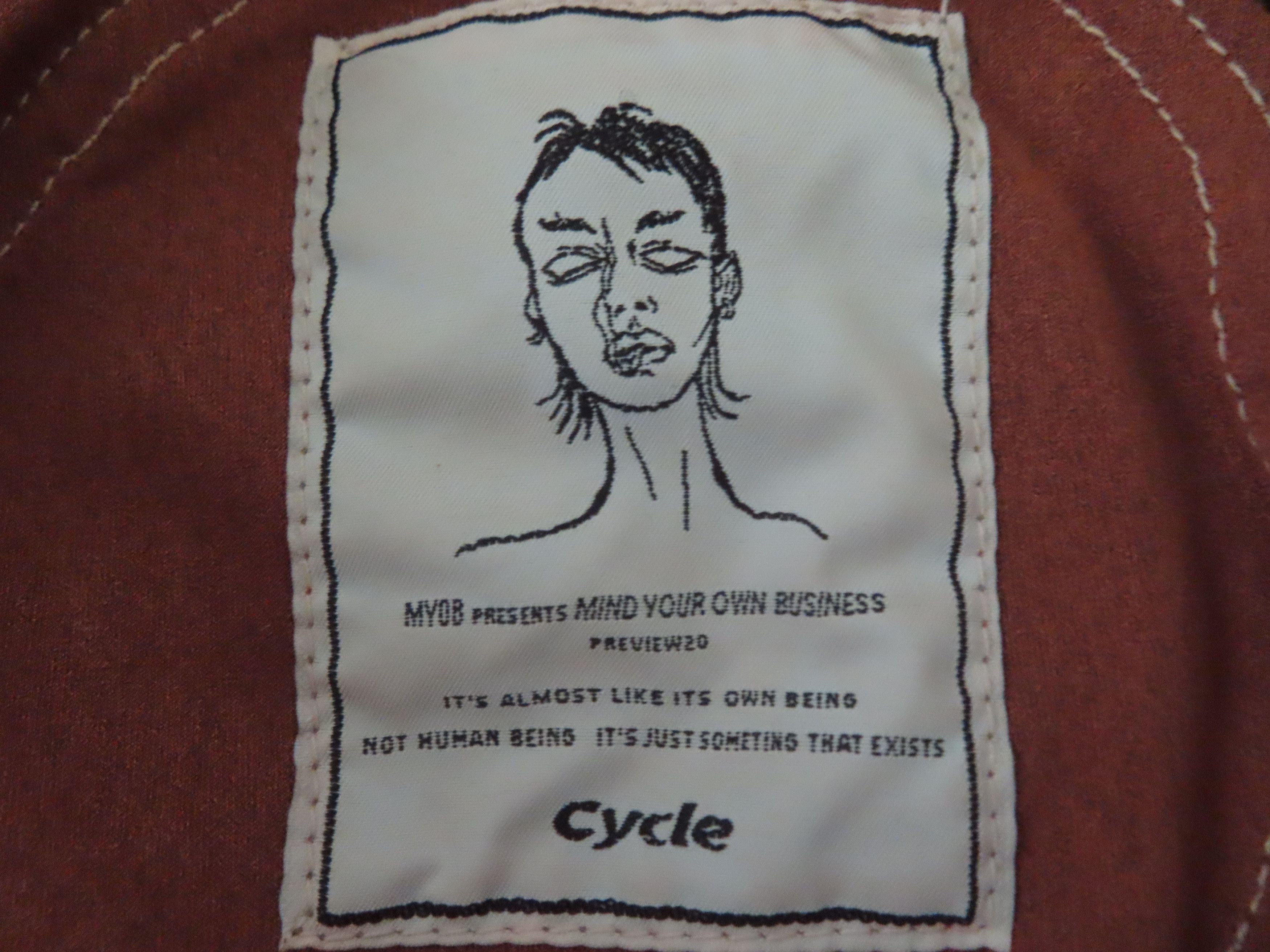 Japanese Brand cycle by myob 21SS SPIRAL CUT-OUT PANTS-CAMEL- S Size 28" / US 6 / IT 42 - 6 Thumbnail