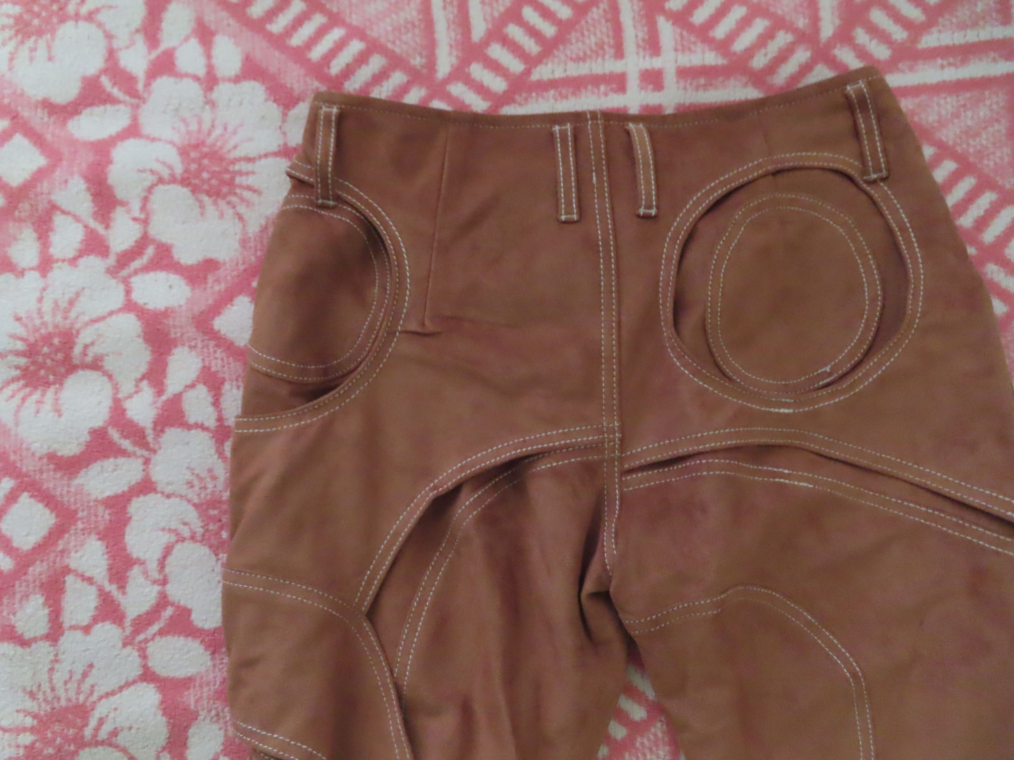 Japanese Brand cycle by myob 21SS SPIRAL CUT-OUT PANTS-CAMEL- S Size 28" / US 6 / IT 42 - 5 Thumbnail