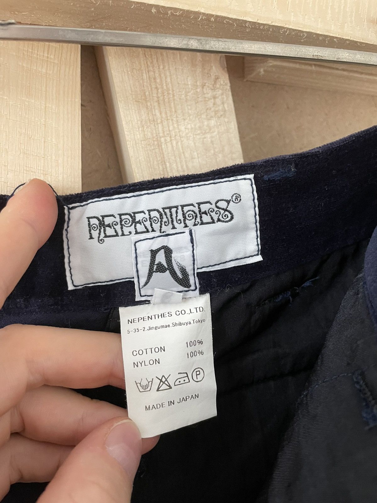 Needles ‘90s Navy Nepenthes NY BDU Velvet Cargo Pants Size US 32 / EU 48 - 9 Thumbnail