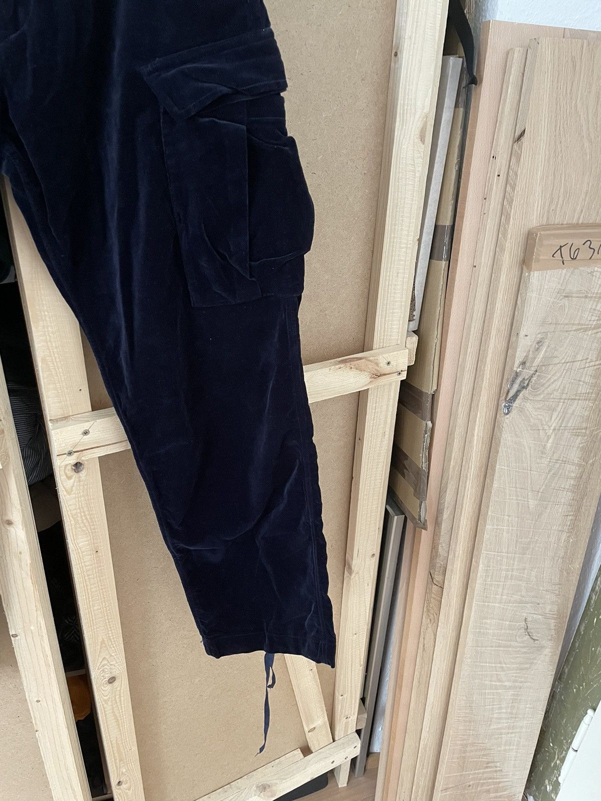 Needles ‘90s Navy Nepenthes NY BDU Velvet Cargo Pants Size US 32 / EU 48 - 3 Thumbnail