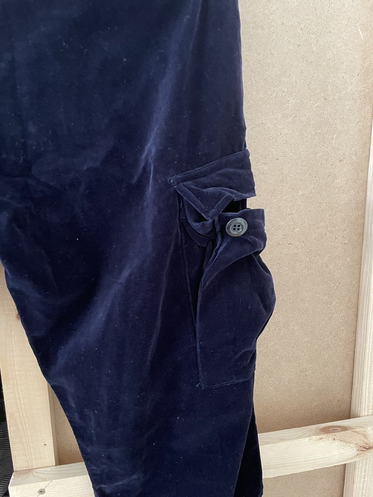 Needles ‘90s Navy Nepenthes NY BDU Velvet Cargo Pants Size US 32 / EU 48 - 11 Thumbnail