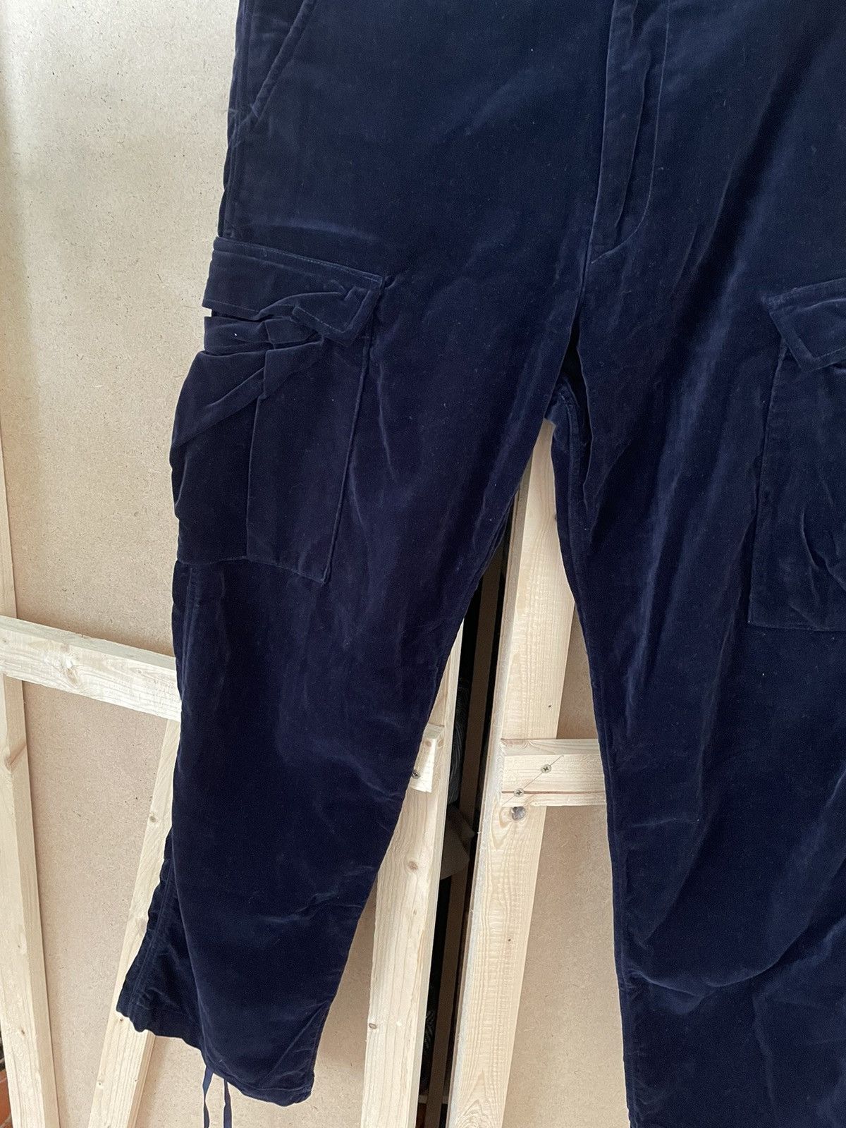 Needles ‘90s Navy Nepenthes NY BDU Velvet Cargo Pants Size US 32 / EU 48 - 2 Thumbnail