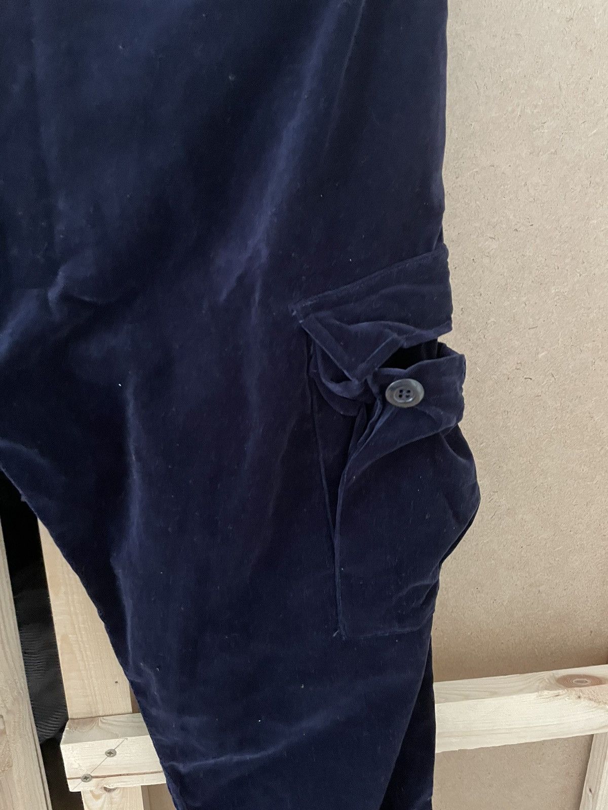 Needles ‘90s Navy Nepenthes NY BDU Velvet Cargo Pants Size US 32 / EU 48 - 15 Thumbnail