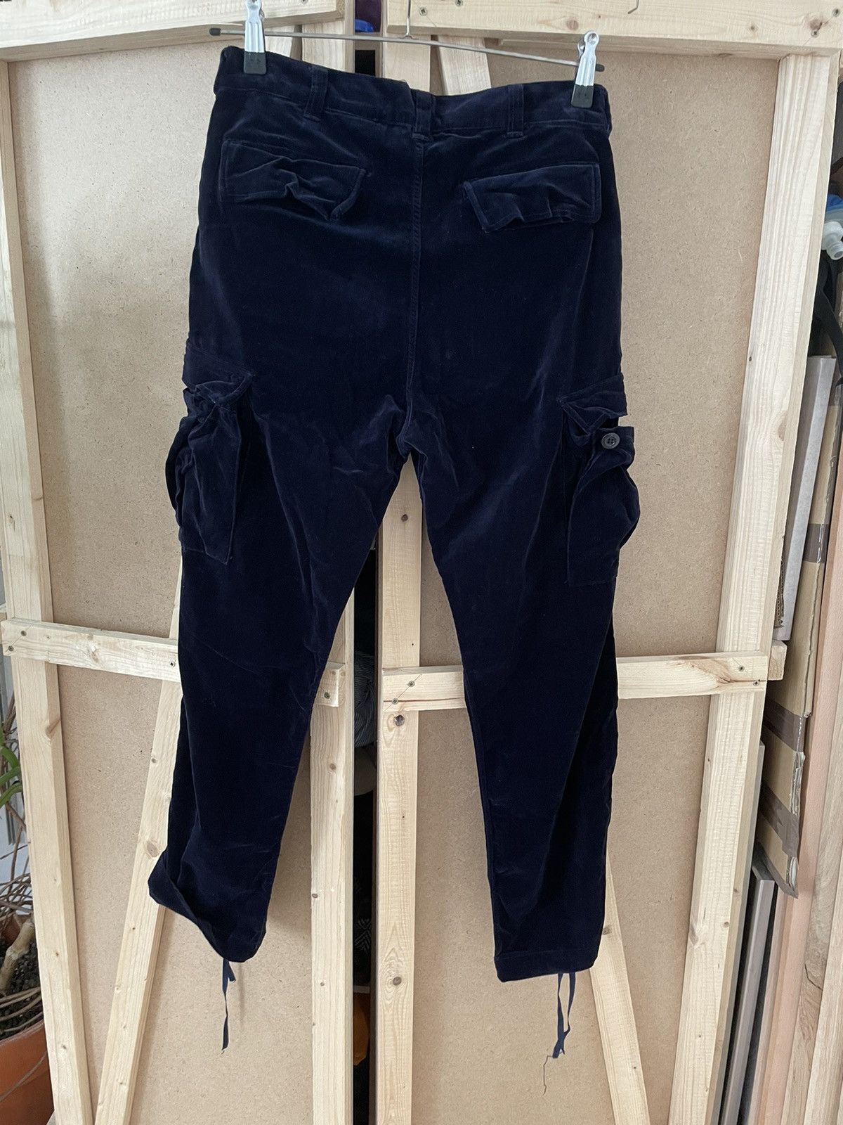 Needles ‘90s Navy Nepenthes NY BDU Velvet Cargo Pants Size US 32 / EU 48 - 10 Thumbnail