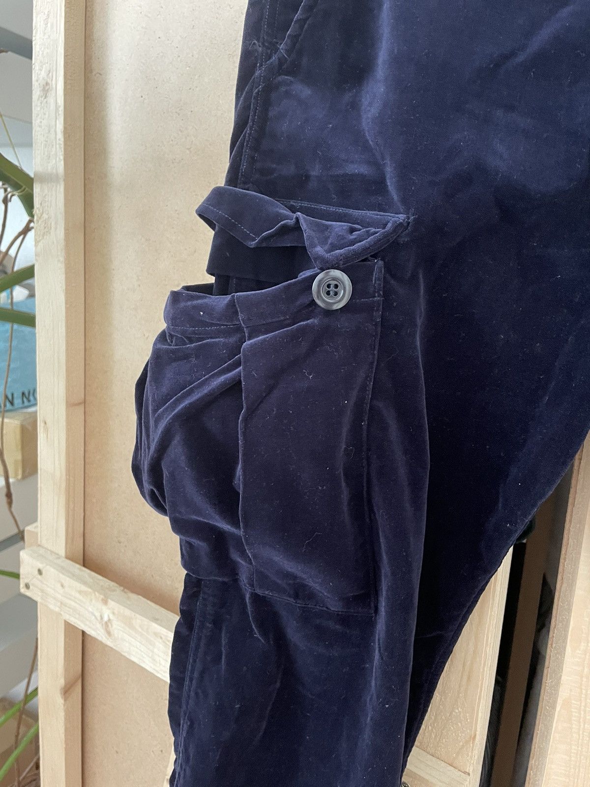 Needles ‘90s Navy Nepenthes NY BDU Velvet Cargo Pants Size US 32 / EU 48 - 7 Thumbnail