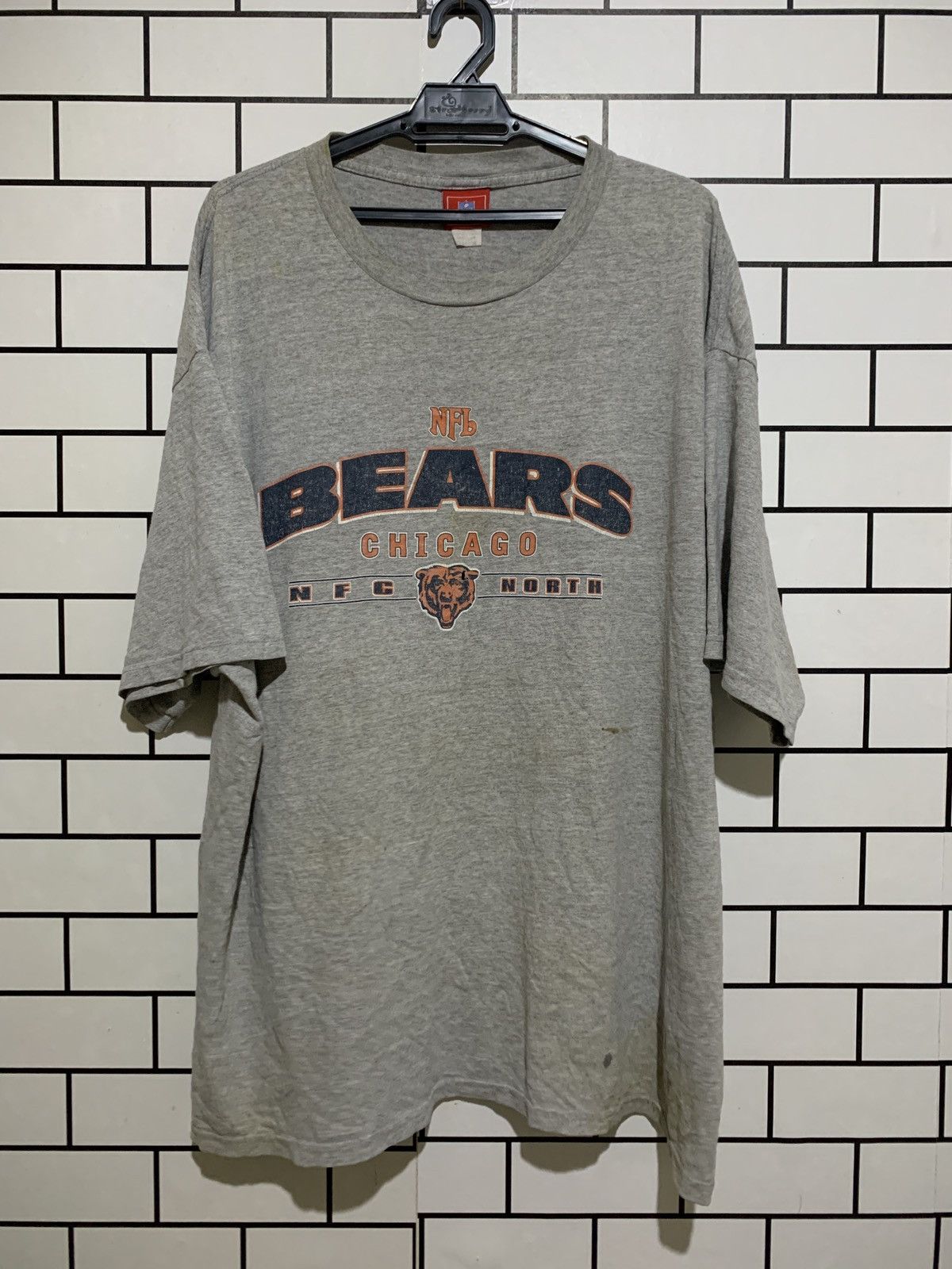 image of Vintage Bear Chicago Vd15 in Grey, Men's (Size 2XL)