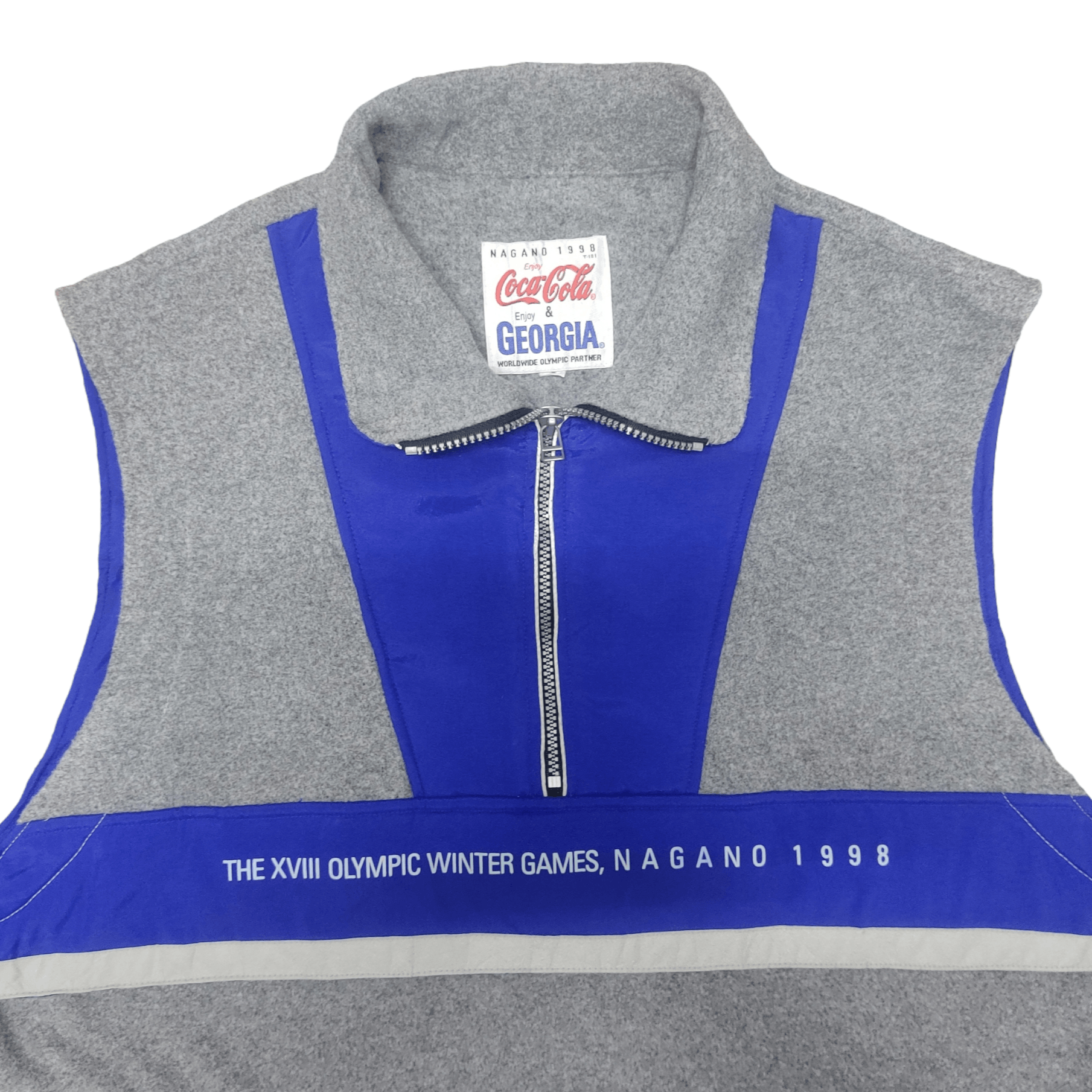 USA Olympics Vintage The XVIII Olympic Winter Games, Nagano 1998 Vest Size US L / EU 52-54 / 3 - 2 Thumbnail