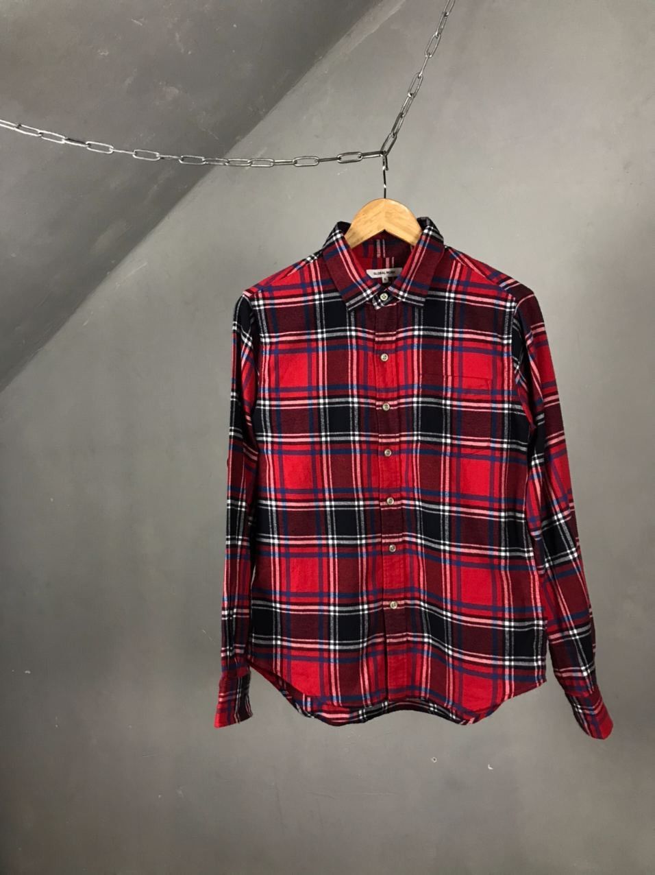 Global Work Global Work streetwear Japanese brand shirt Size US S / EU 44-46 / 1 - 1 Thumbnail