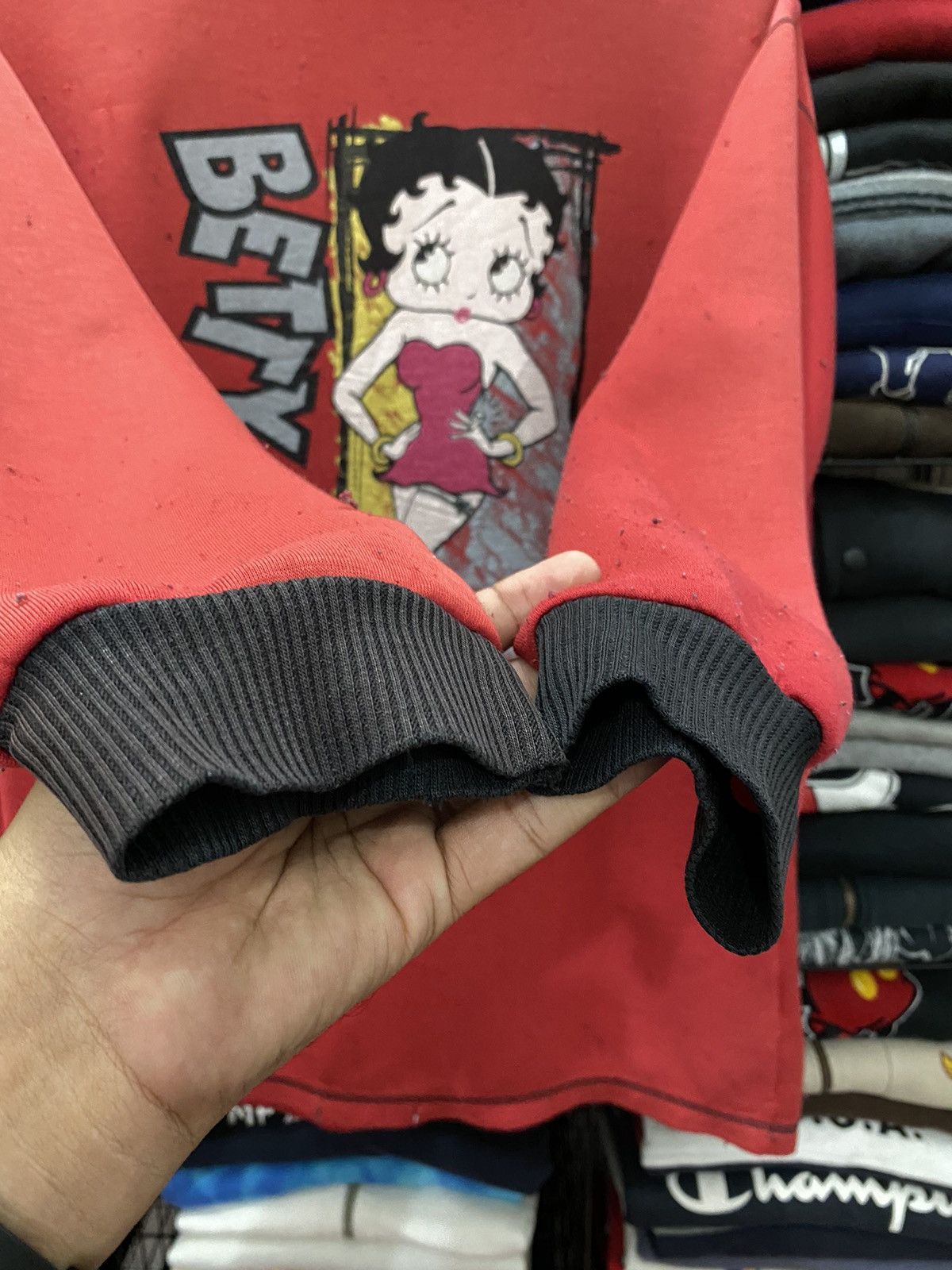 Cartoon Network × Vintage VINTAGE 80’s BETTY BOOP SWEATSHIRT Size US L / EU 52-54 / 3 - 5 Thumbnail