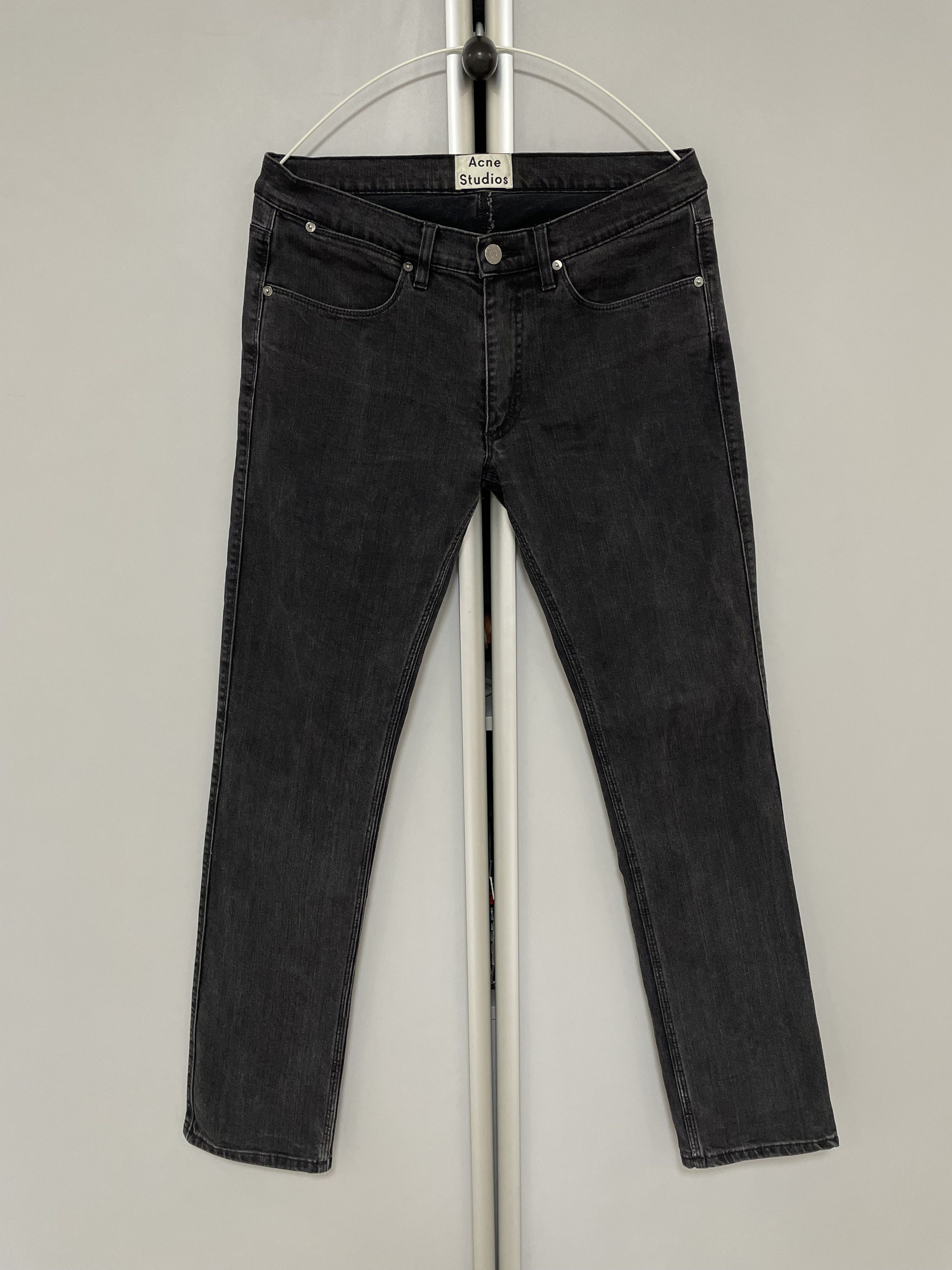 Acne Studios ACNE STUDIOS Max Used Cash Jeans Denim Black Pants KanyeWest Size US 31 - 10 Thumbnail