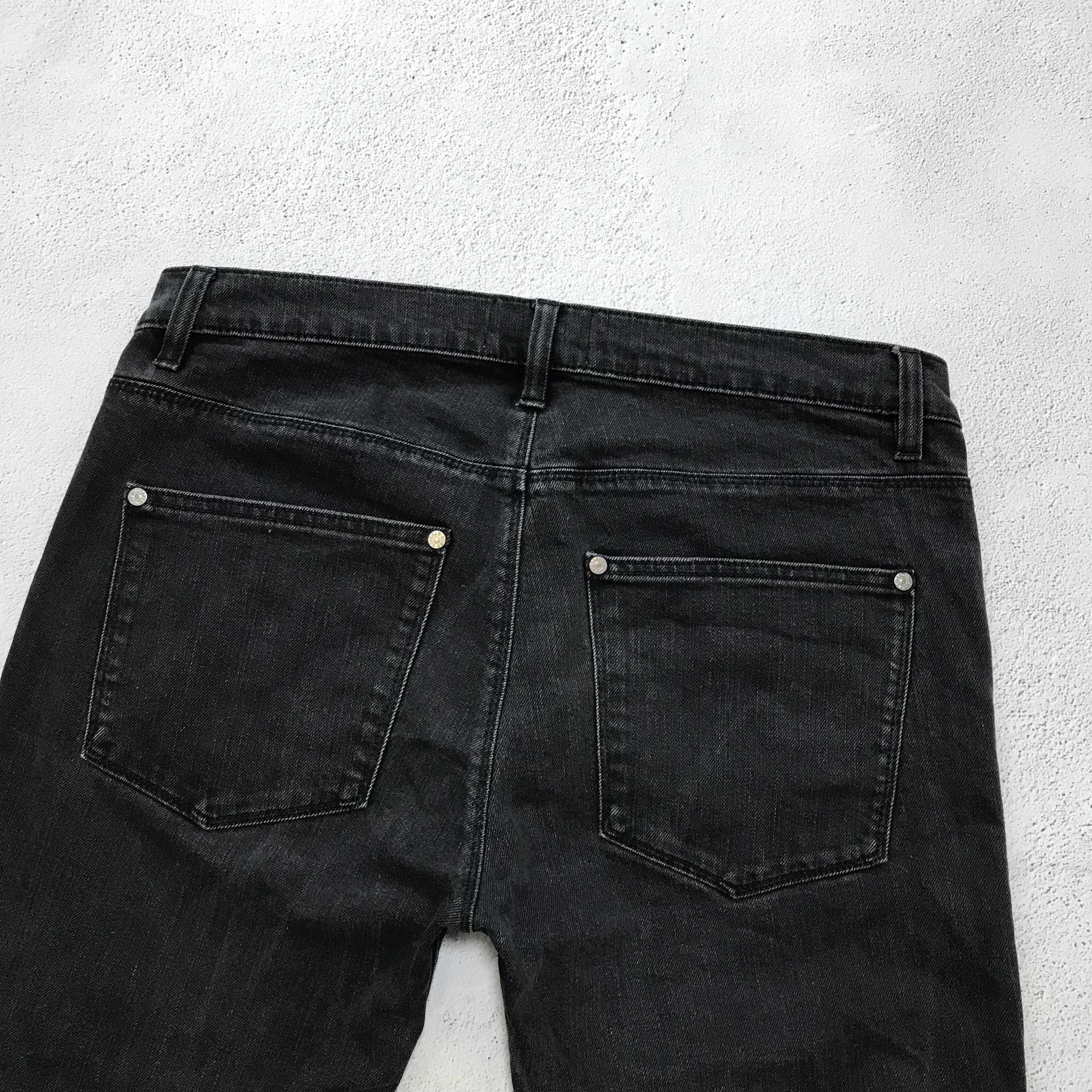 Acne Studios ACNE STUDIOS Max Used Cash Jeans Denim Black Pants KanyeWest Size US 31 - 6 Thumbnail
